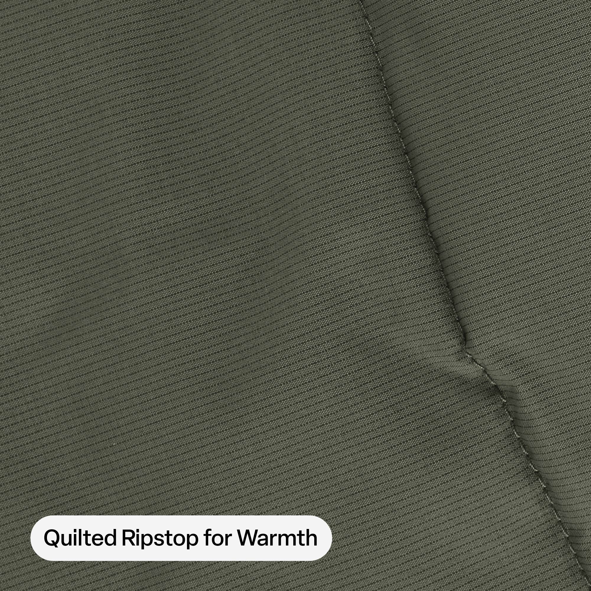 Channel Quilt Ripstop Hooded Jacket - Image 6