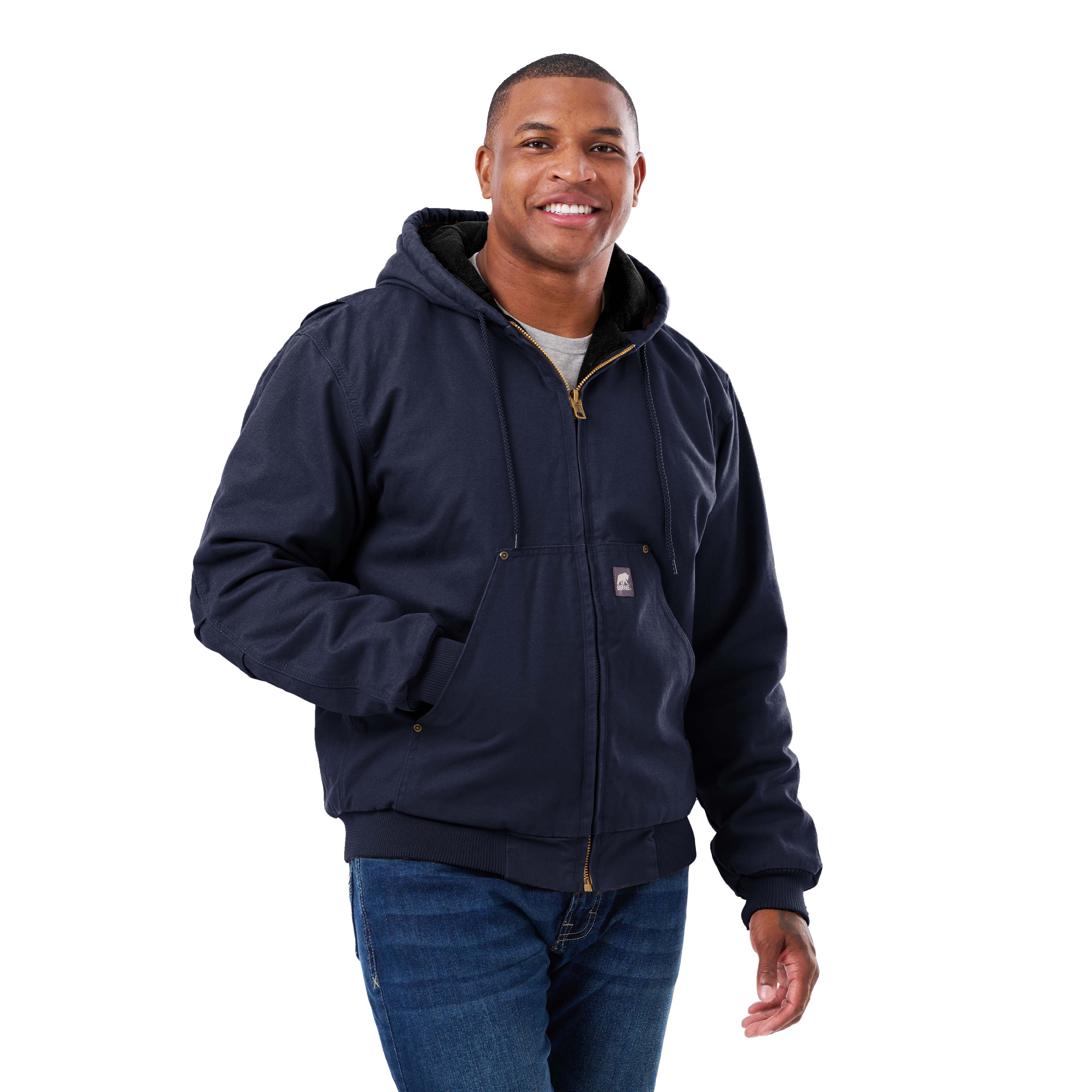 Heartland Washed Duck Hooded Work Jacket - Image 11