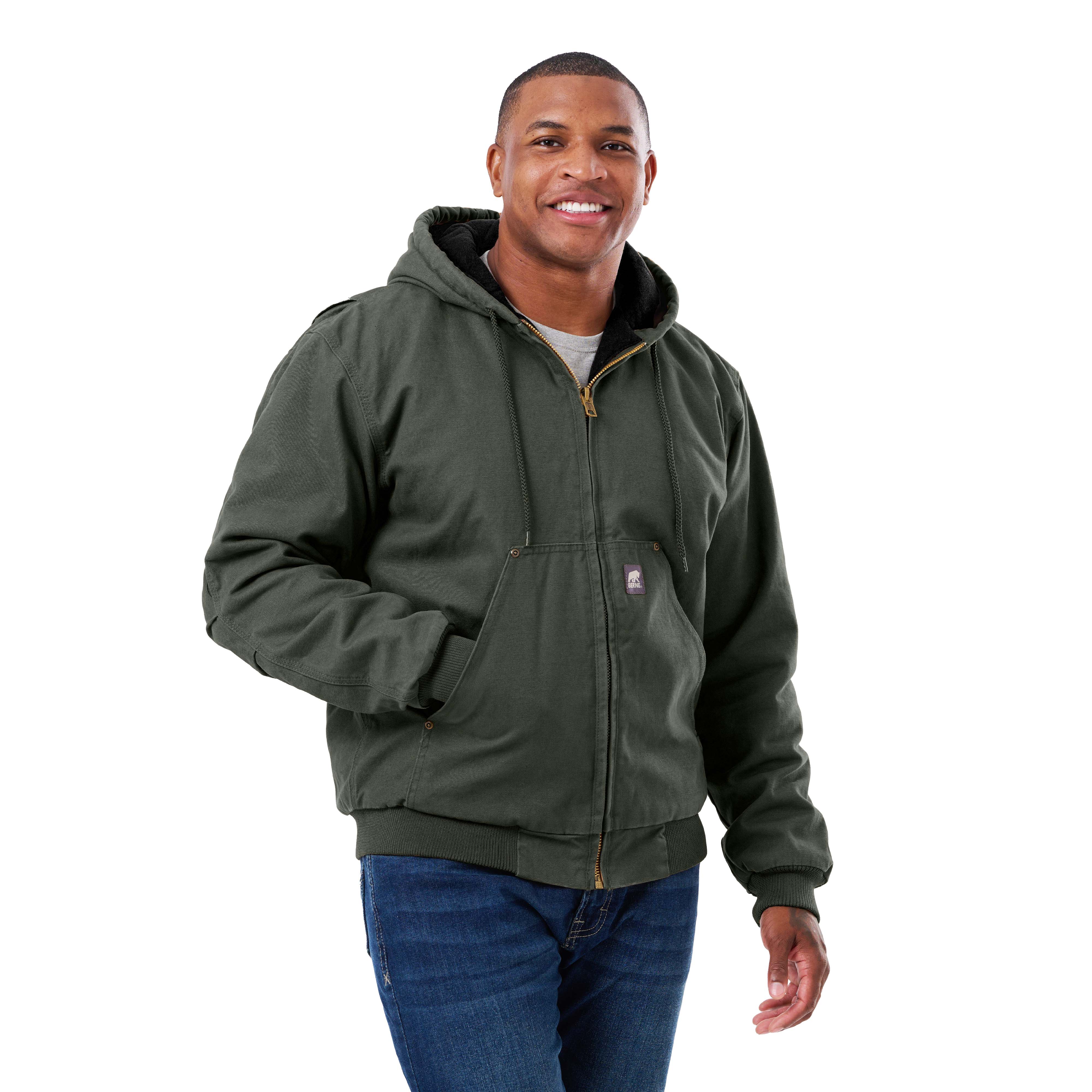 Heartland Washed Duck Hooded Work Jacket - Image 12