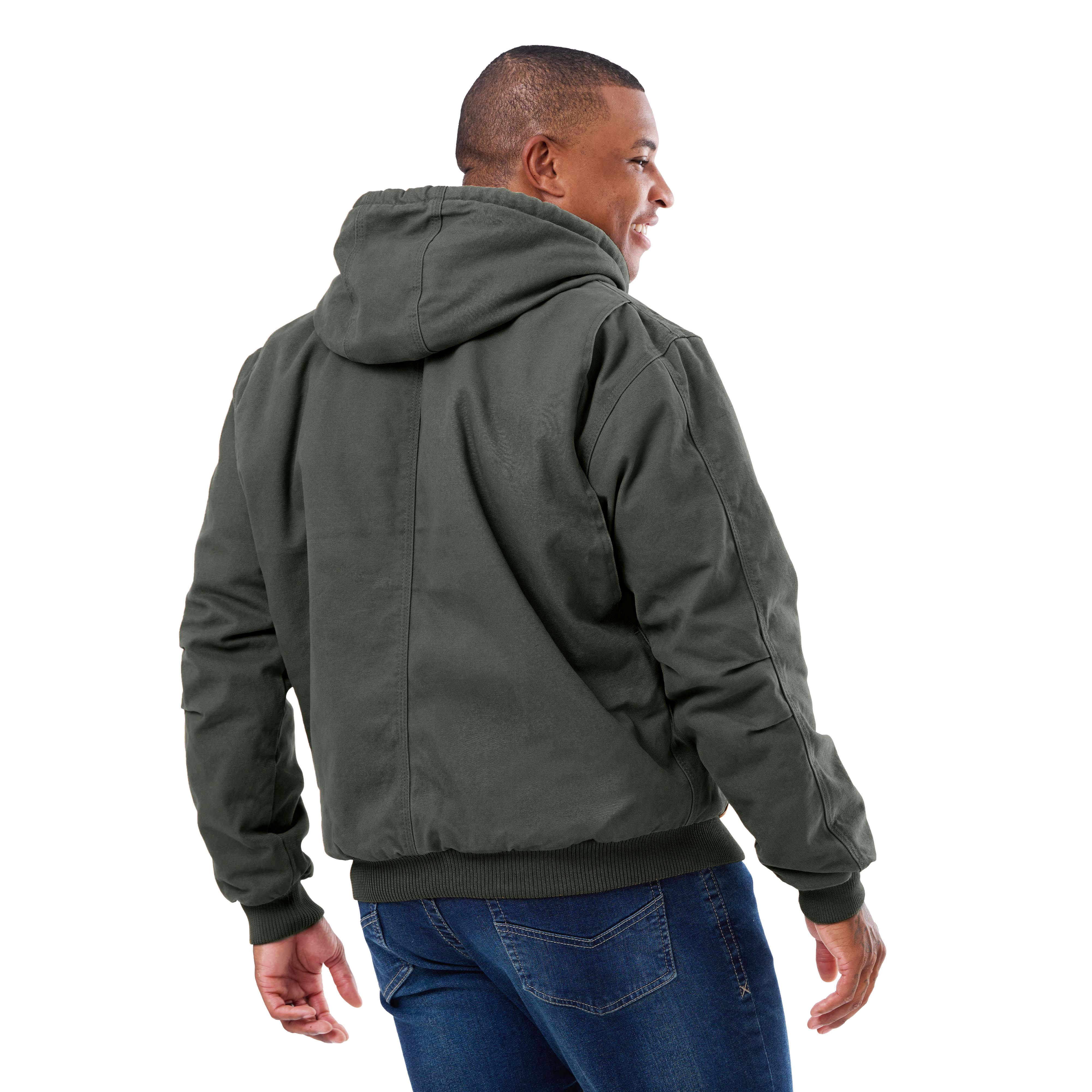 Heartland Washed Duck Hooded Work Jacket - Image 13