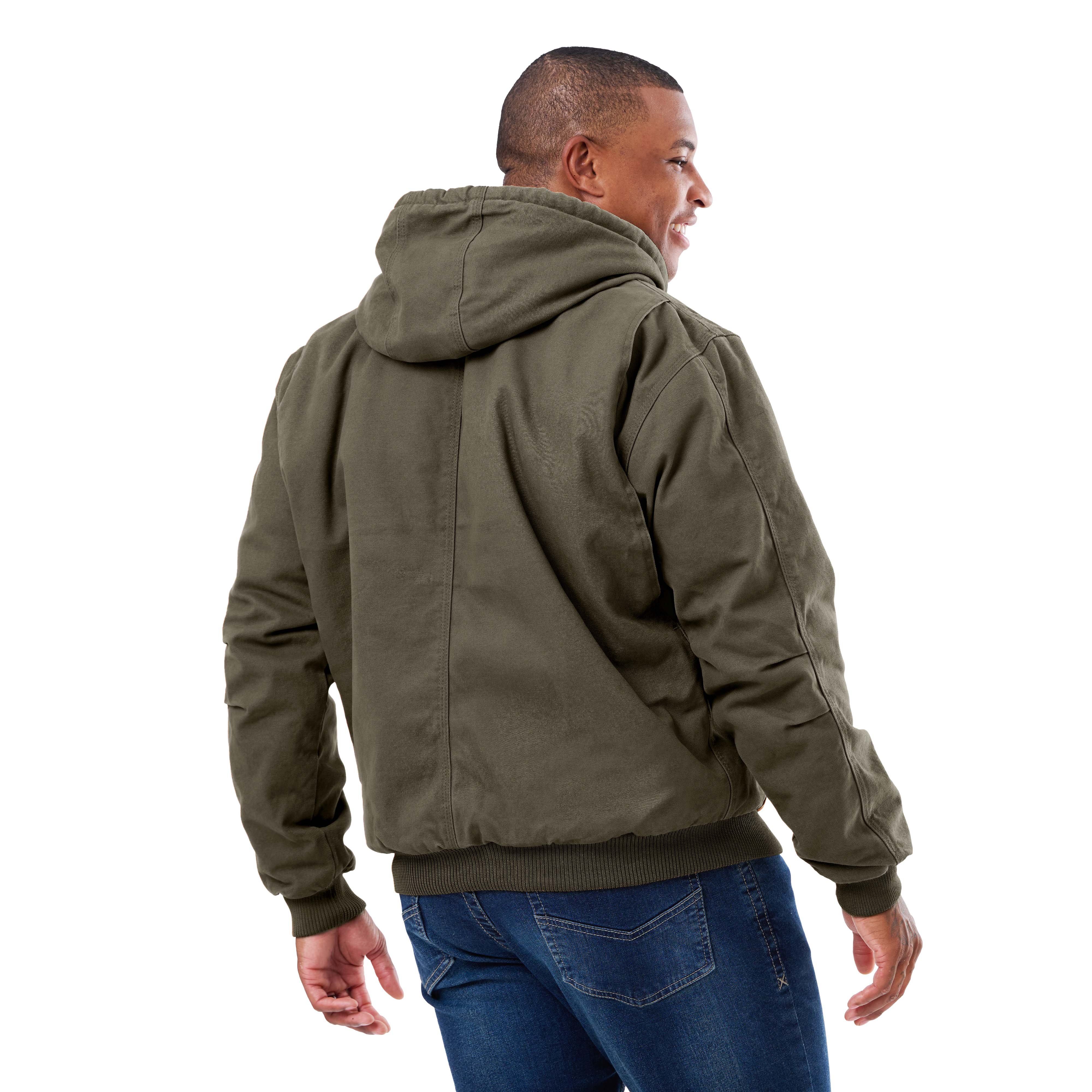 Heartland Washed Duck Hooded Work Jacket - Image 17
