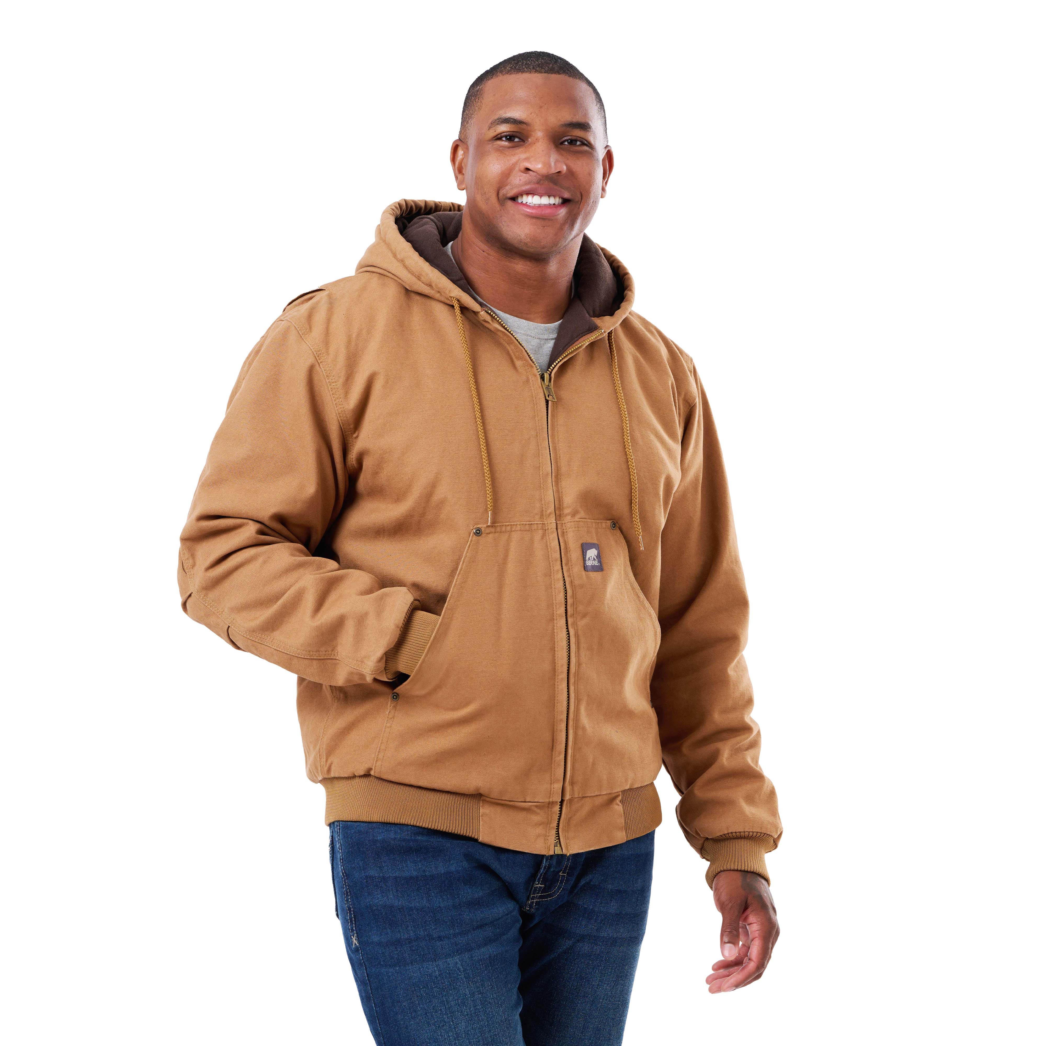 Heartland Washed Duck Hooded Work Jacket - Image 3