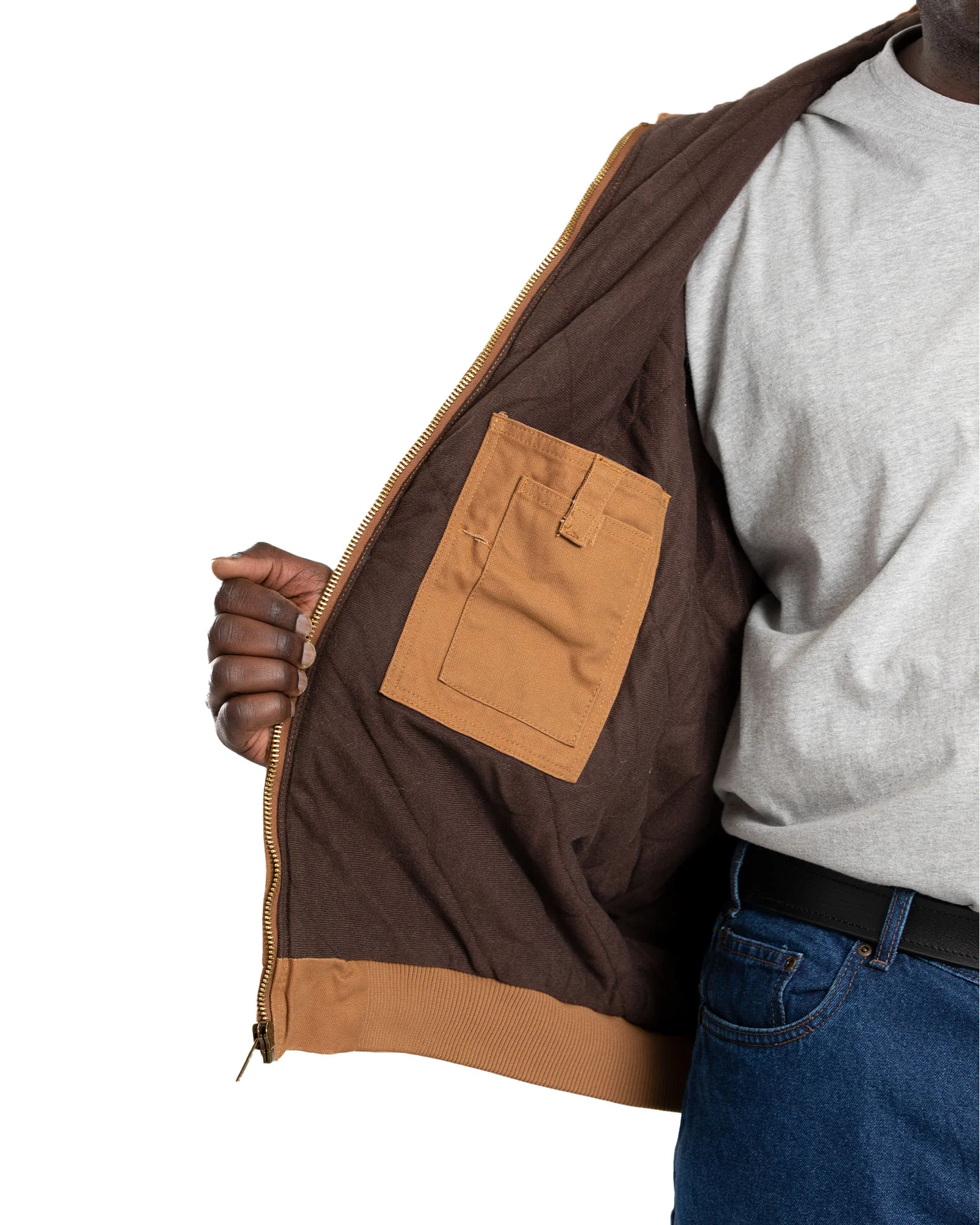 Heartland Washed Duck Hooded Work Jacket - Image 6