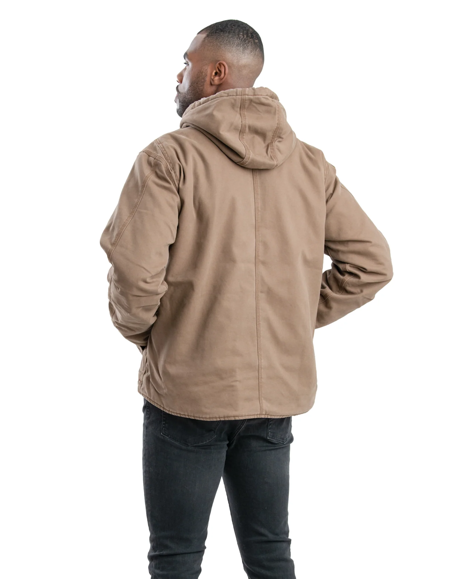 Washed Sherpa-Lined Hooded Jacket - Image 12