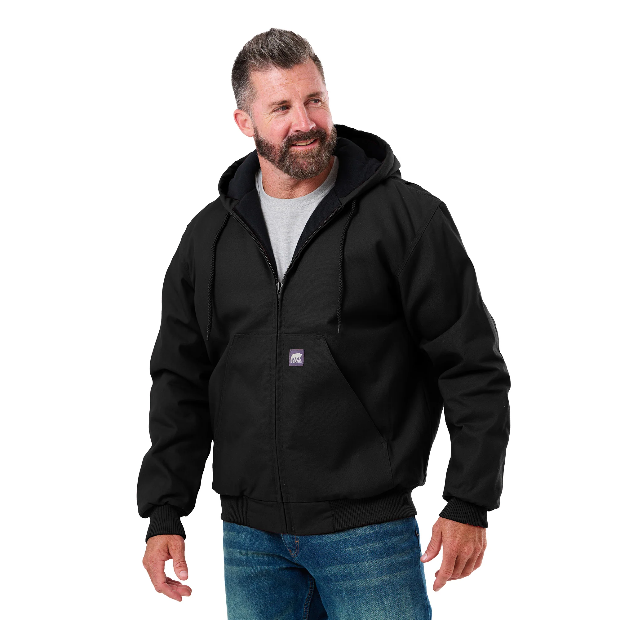 Heritage Duck Hooded Active Work Jacket - Image 14