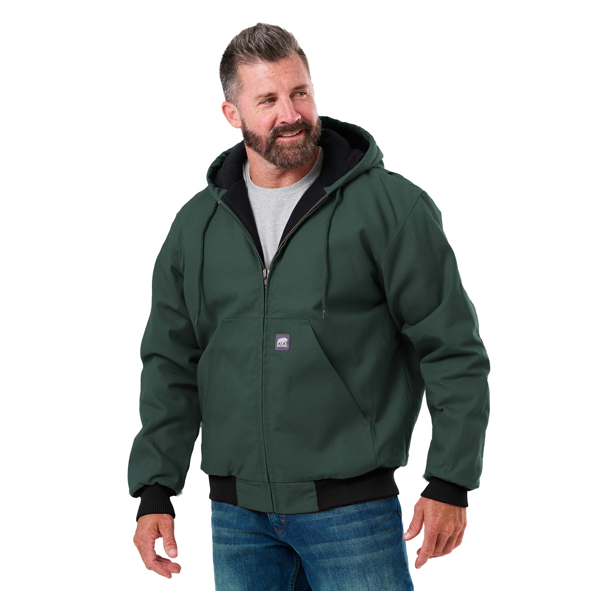 Heritage Duck Hooded Active Work Jacket - Image 18