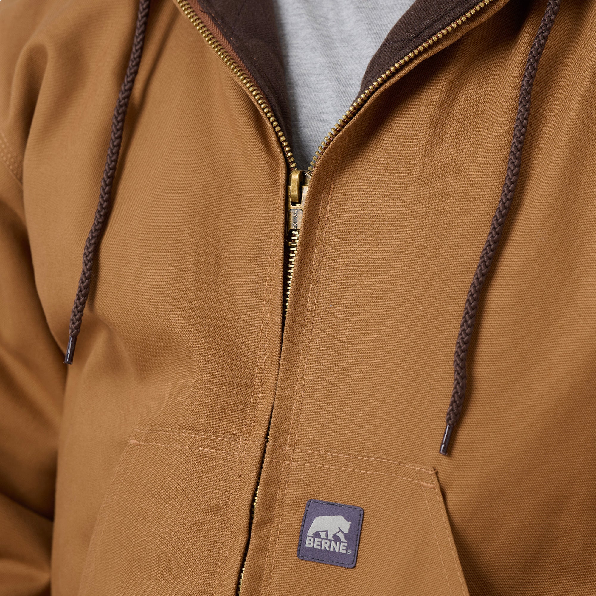Heritage Duck Hooded Active Work Jacket - Image 3