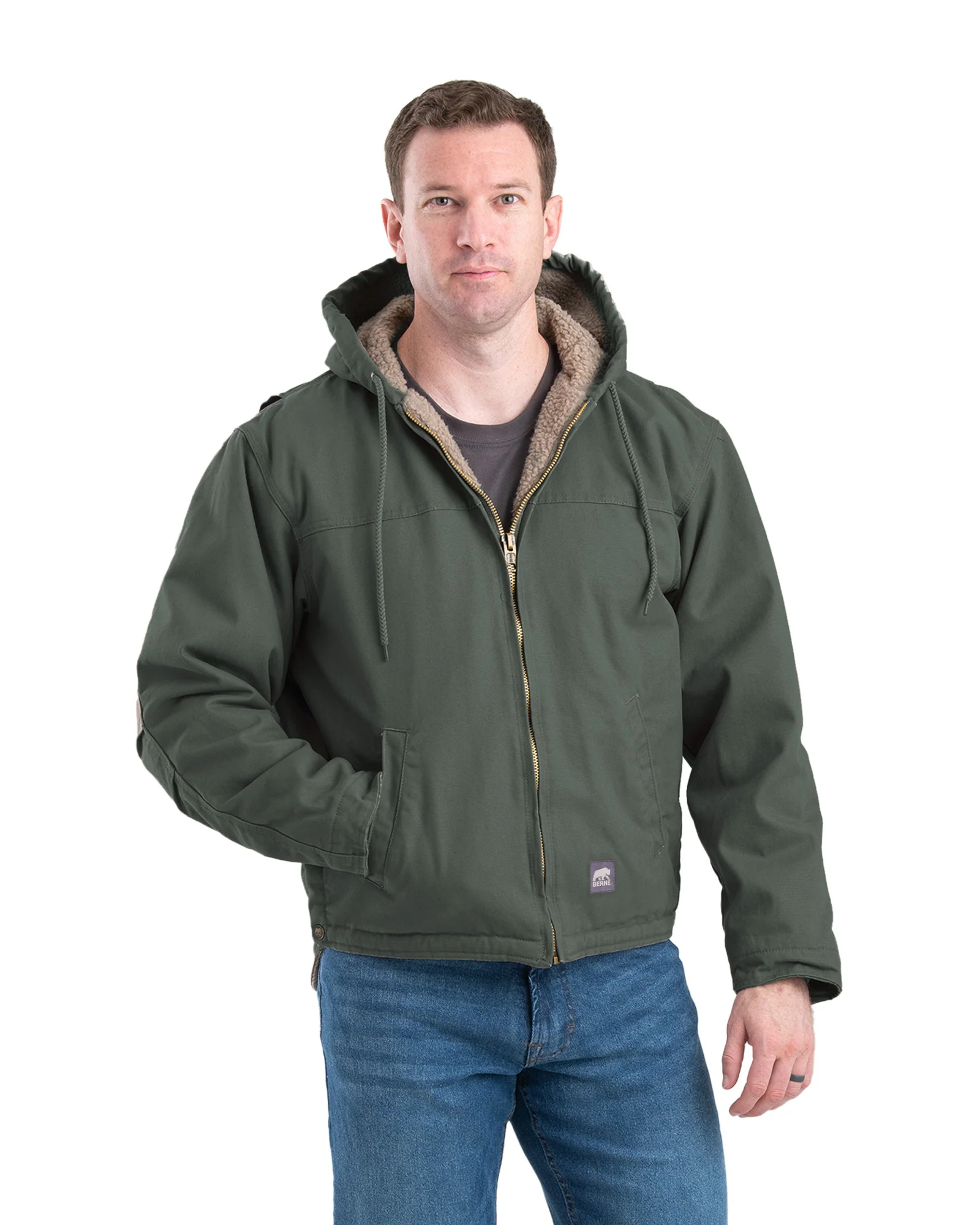 Heartland Washed Duck Hooded Work Coat - Image 5