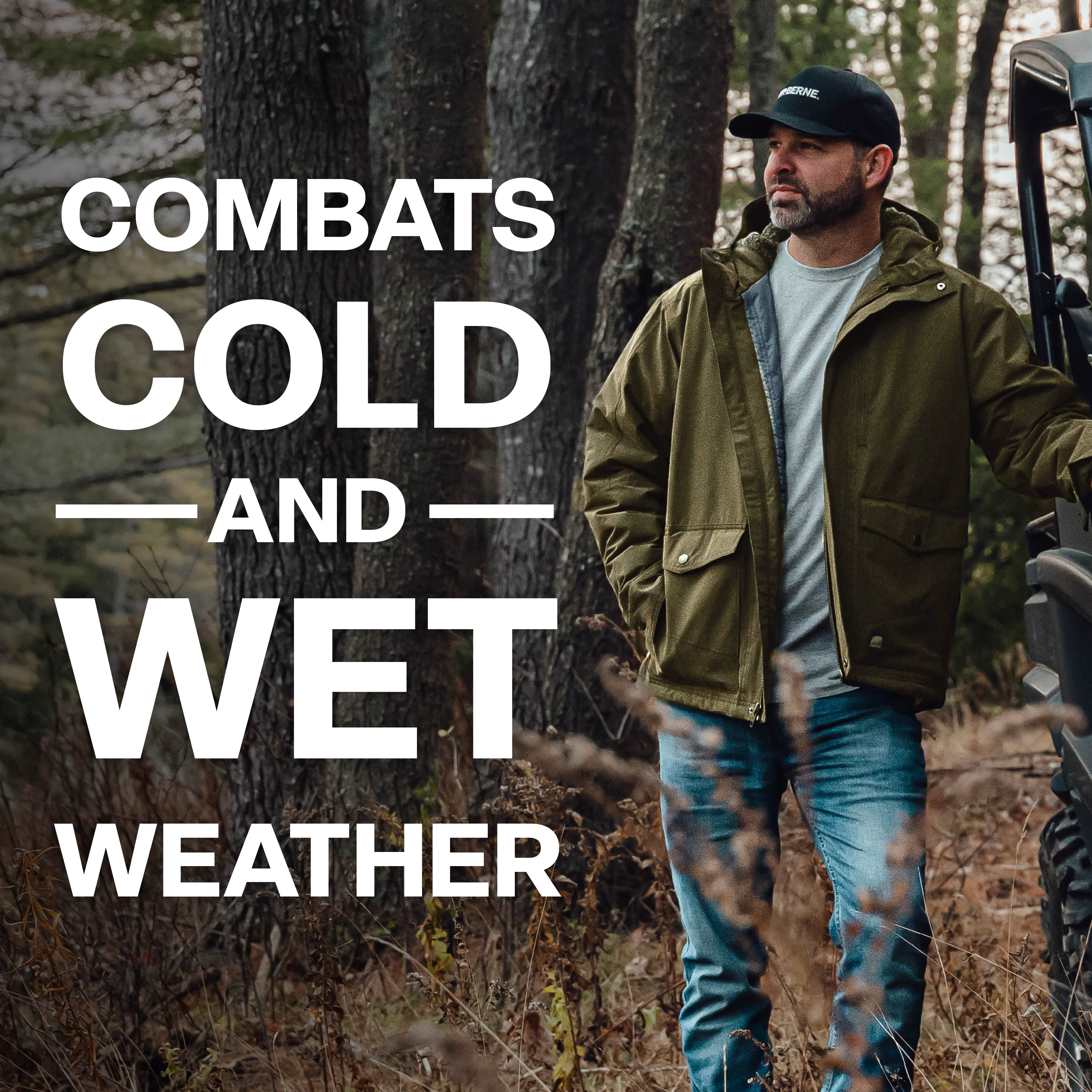 Men's Quilt-Lined Micro-Duck Hooded Work Coat - Image 5