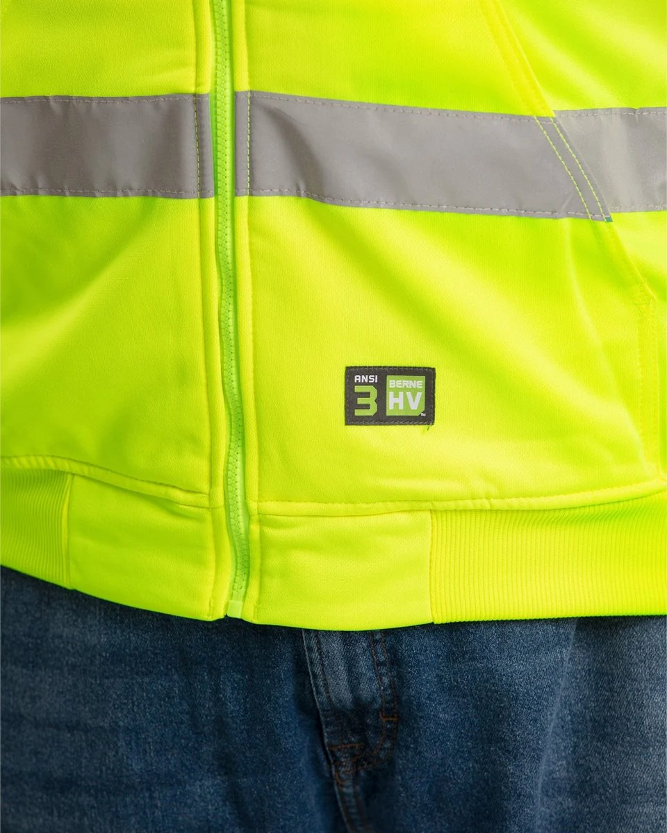Hi Vis Class 3 Thermal-Lined Hooded Sweatshirt - Image 6