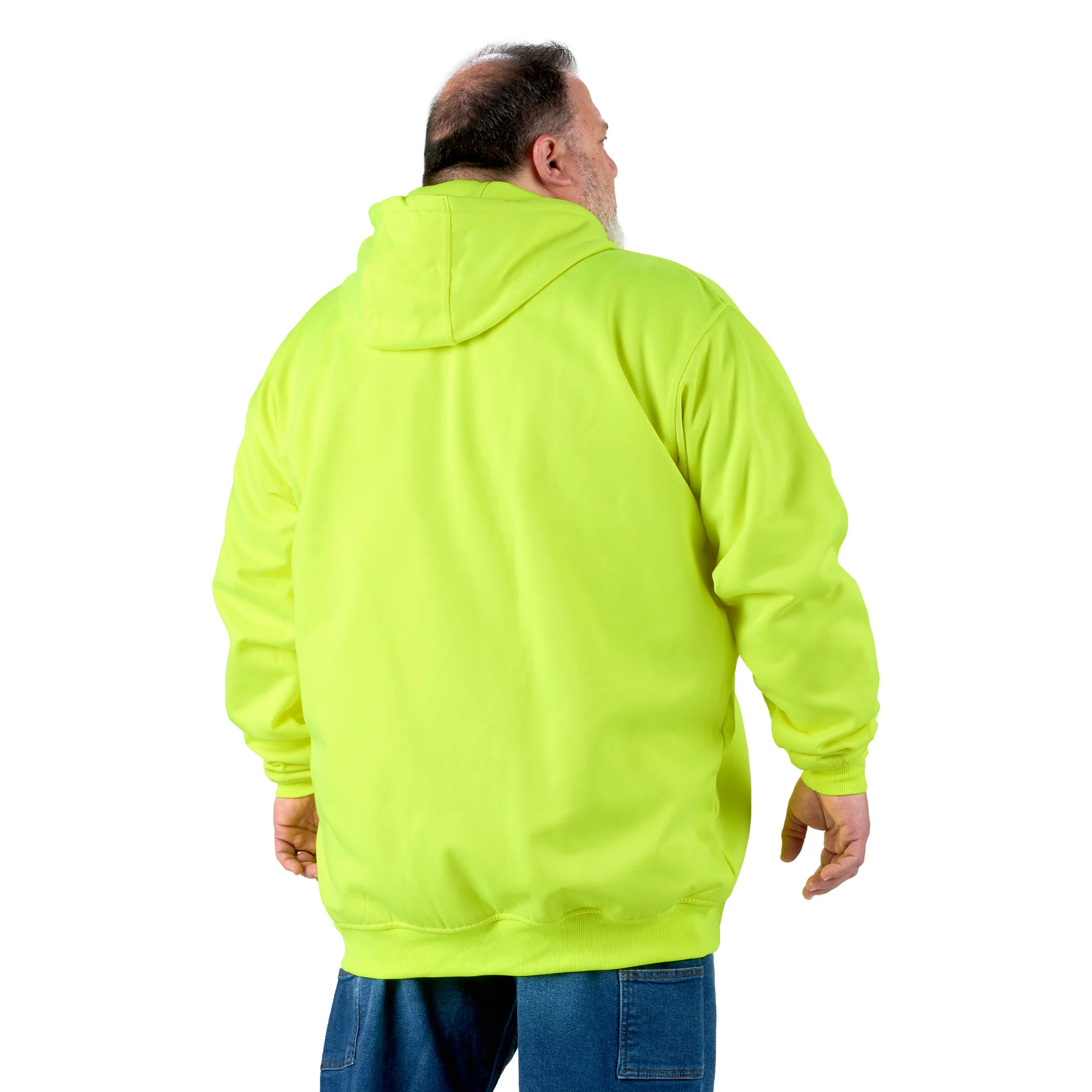 Hi Vis Thermal-Lined Hooded Sweatshirt - Image 4