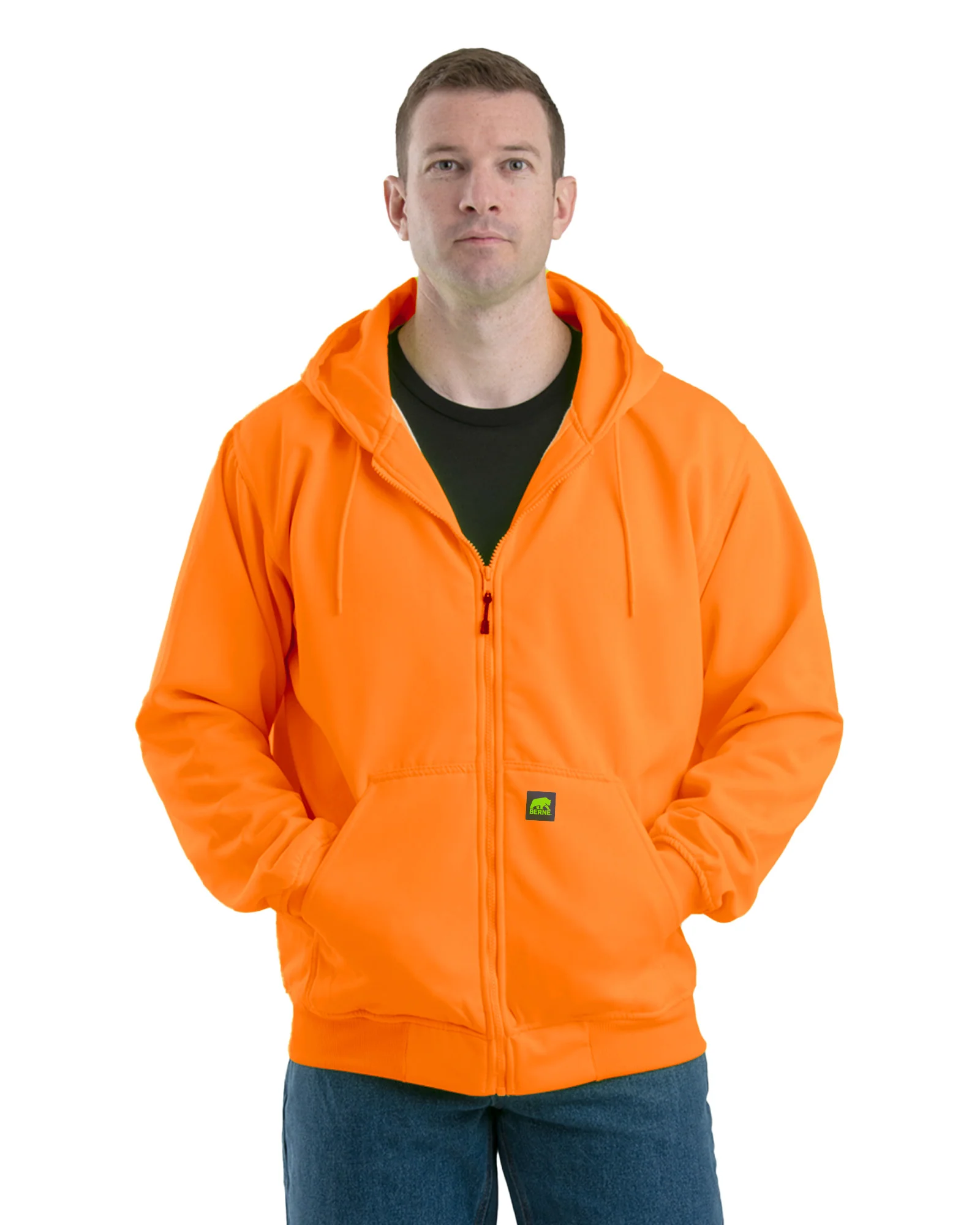 Hi Vis Thermal-Lined Hooded Sweatshirt - Image 5