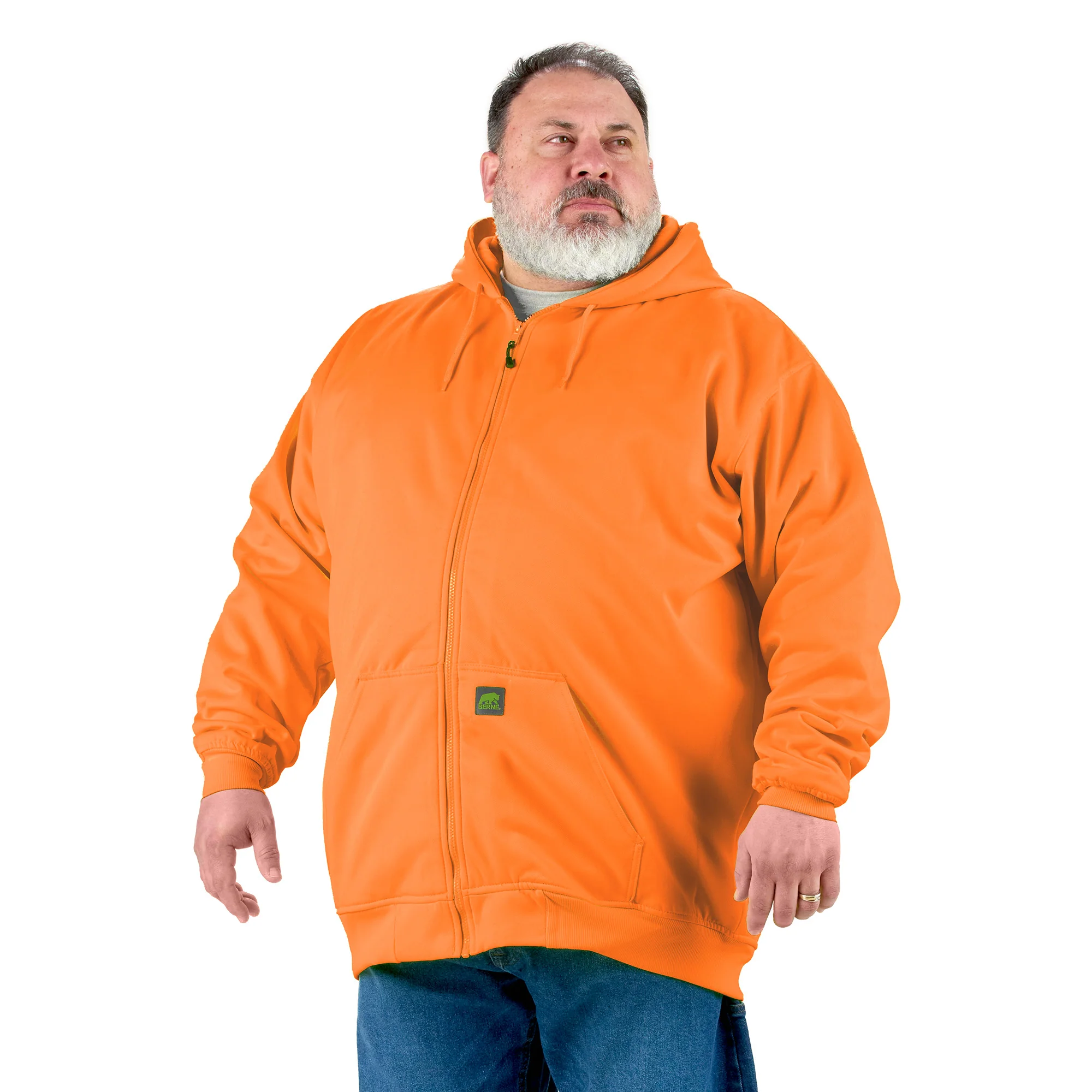 Hi Vis Thermal-Lined Hooded Sweatshirt - Image 7