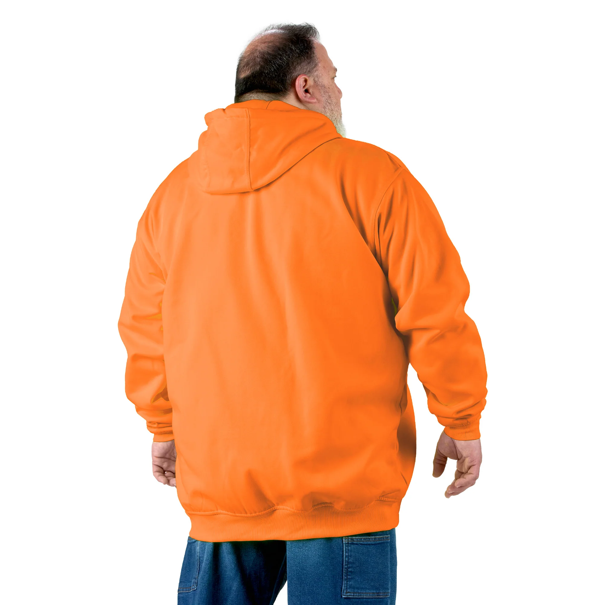 Hi Vis Thermal-Lined Hooded Sweatshirt - Image 8