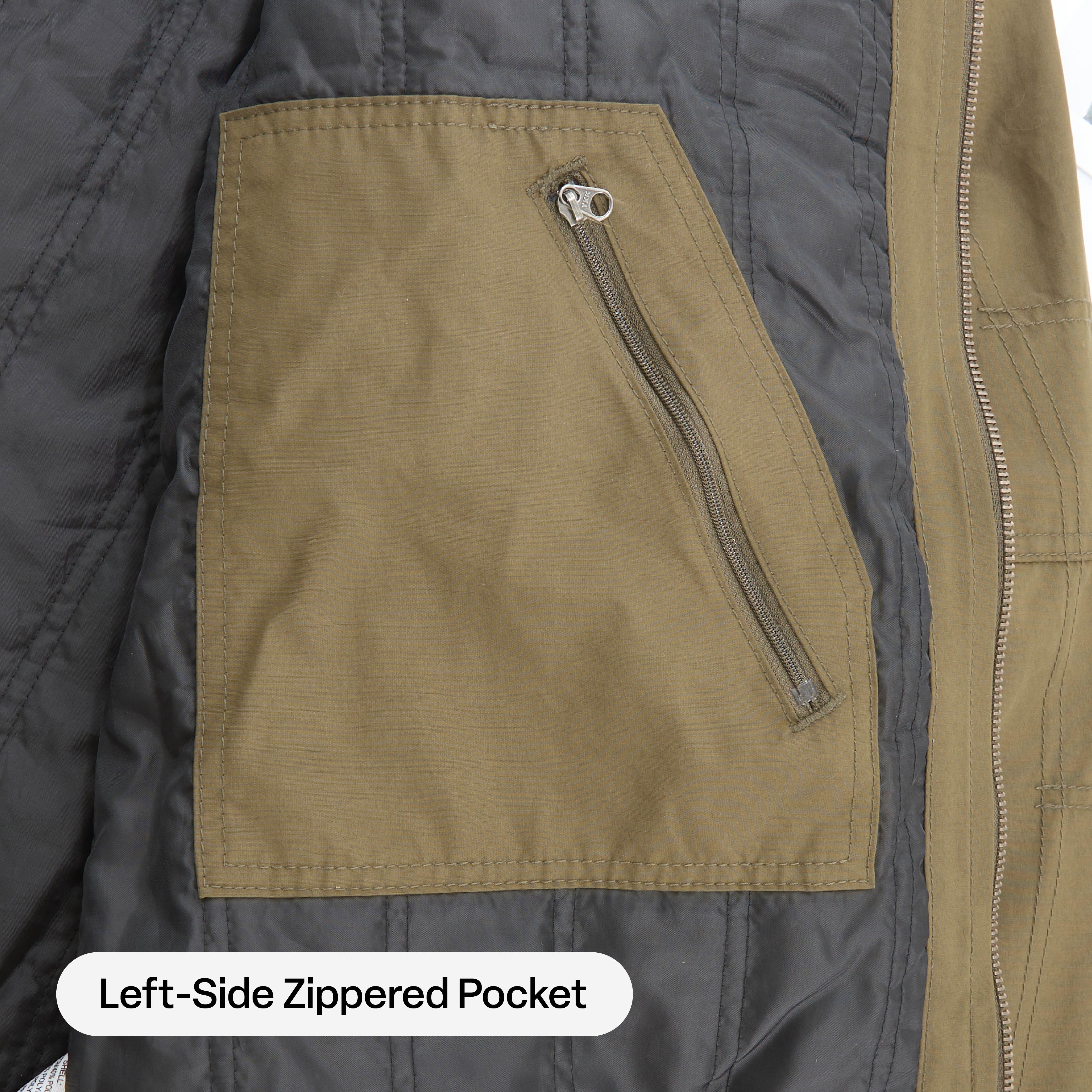 Men's Quilt-Lined Micro-Duck Chore Jacket - Image 8