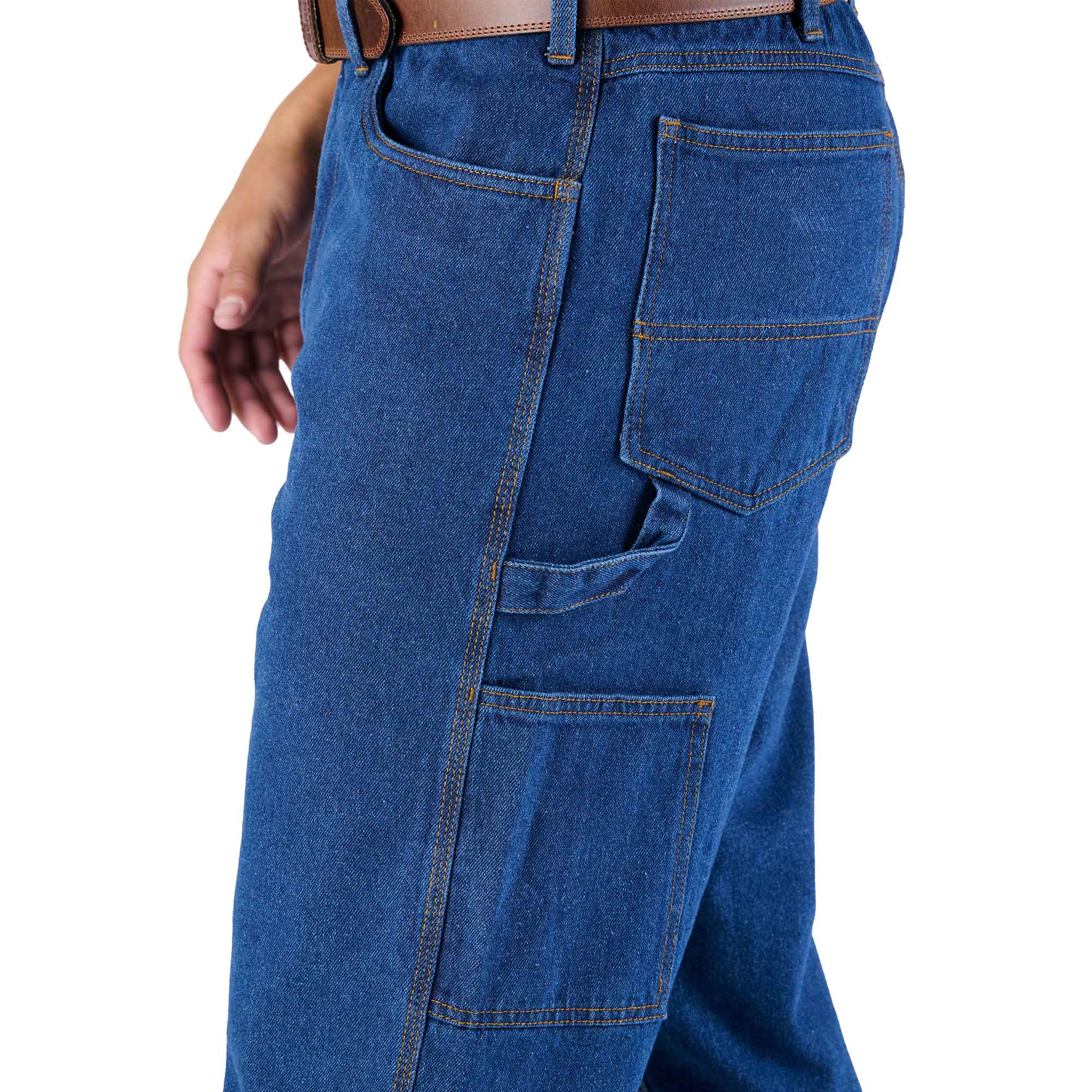 Heartland Flannel-Lined Denim Dungaree - Image 3