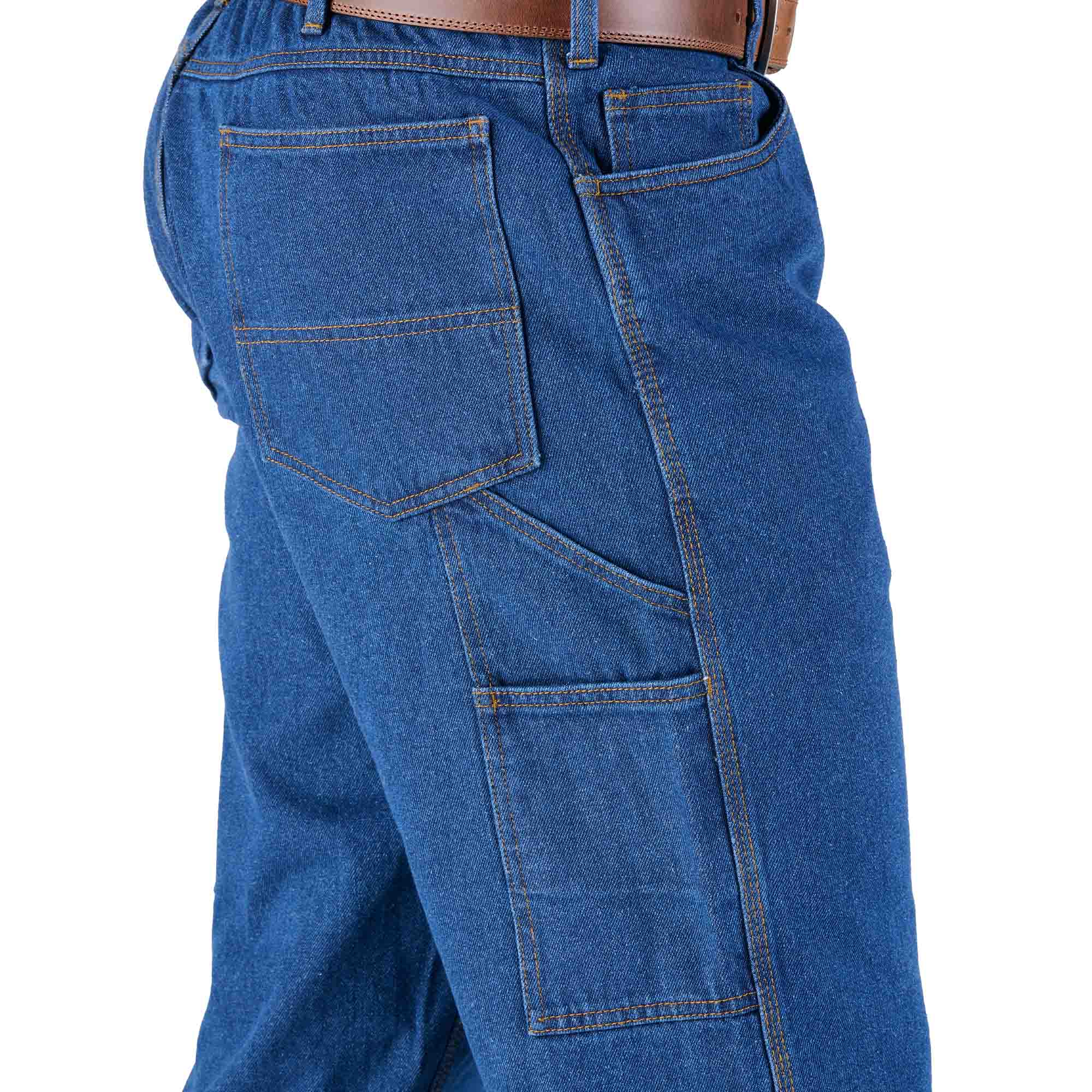 Heartland Flannel-Lined Denim Dungaree - Image 4