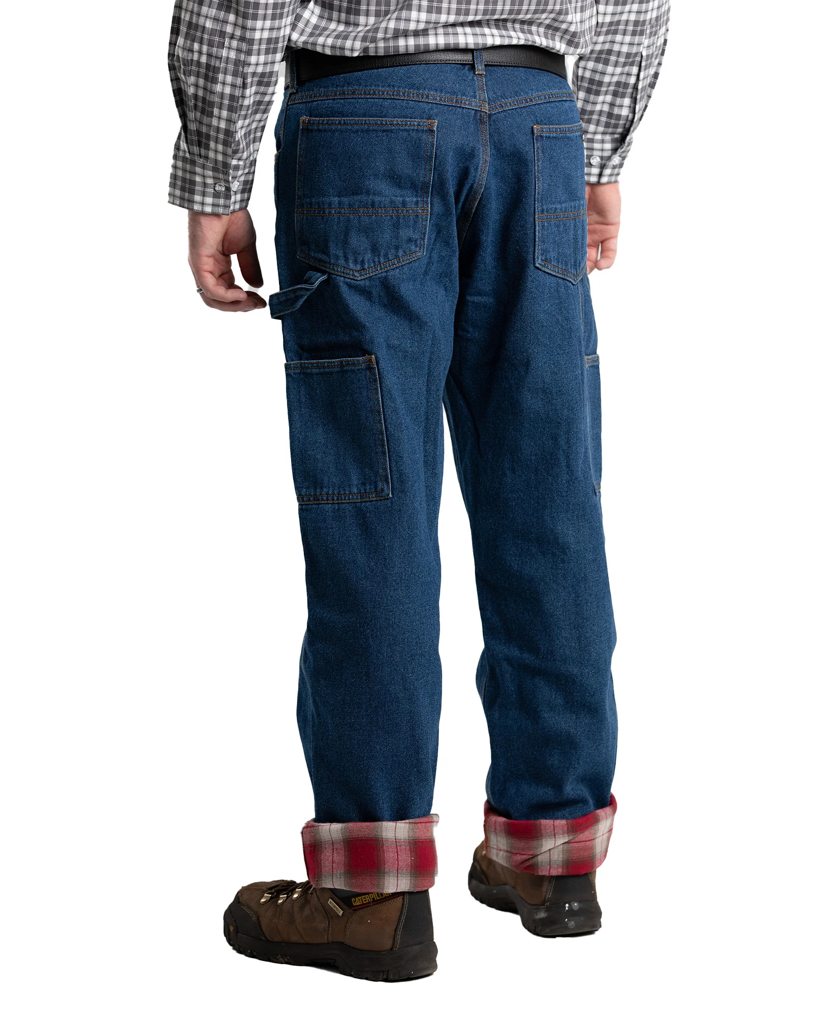 Heartland Flannel-Lined Denim Dungaree - Image 5