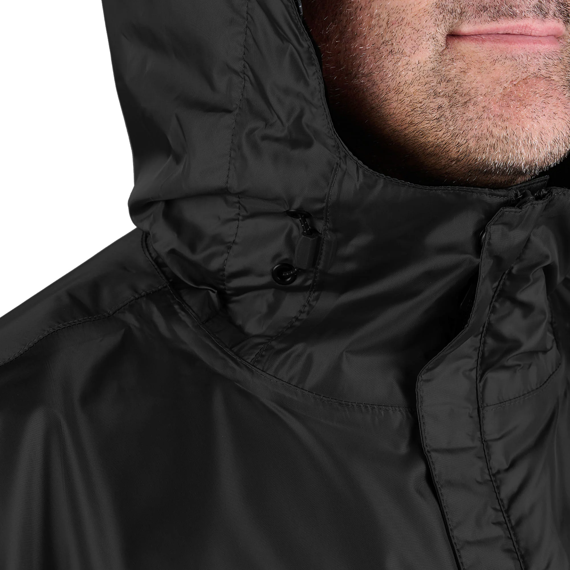 Weather Warrior Lightweight Hooded Rain Jacket - Image 4
