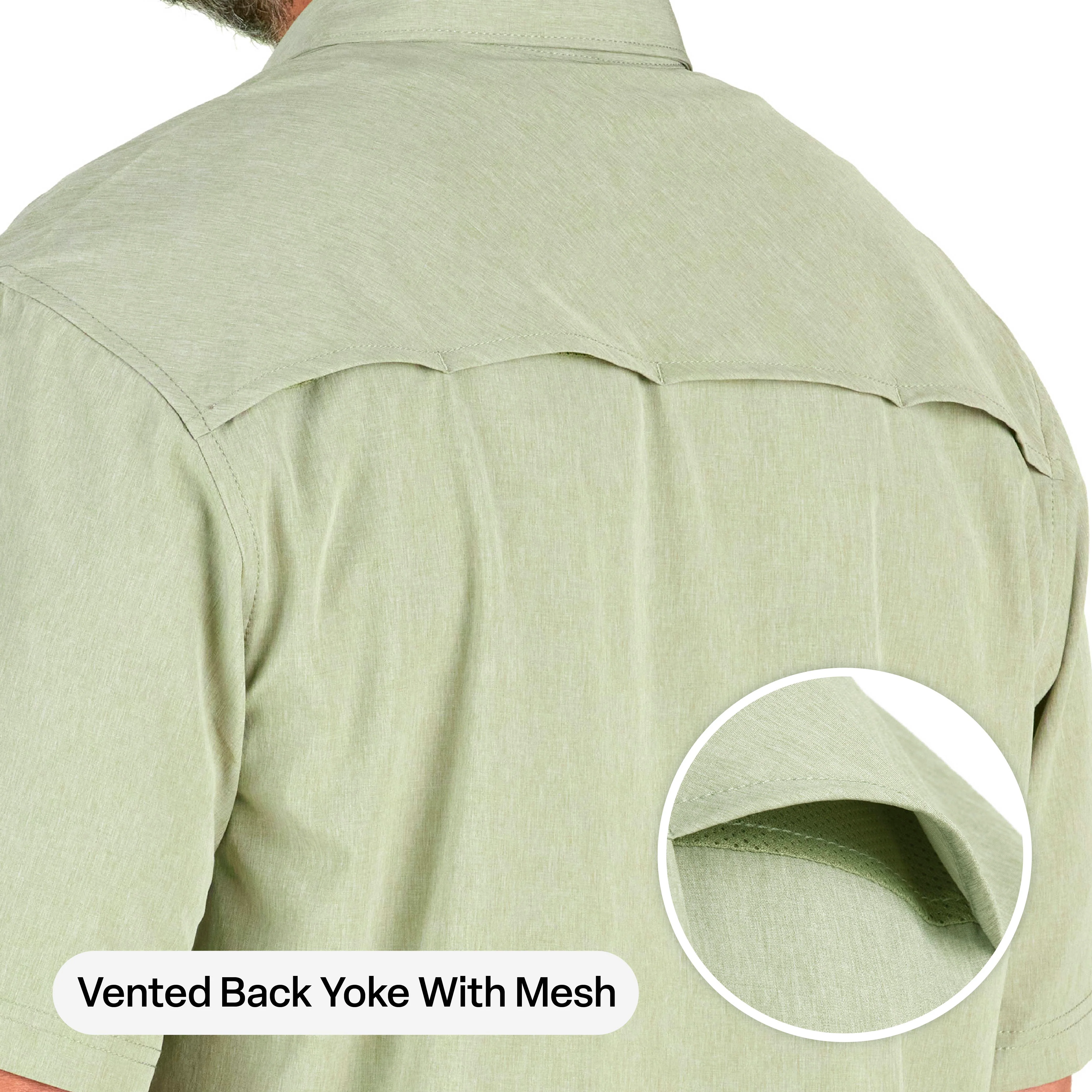 Flex UPF Button Down Short Sleeve Shirt - Image 4