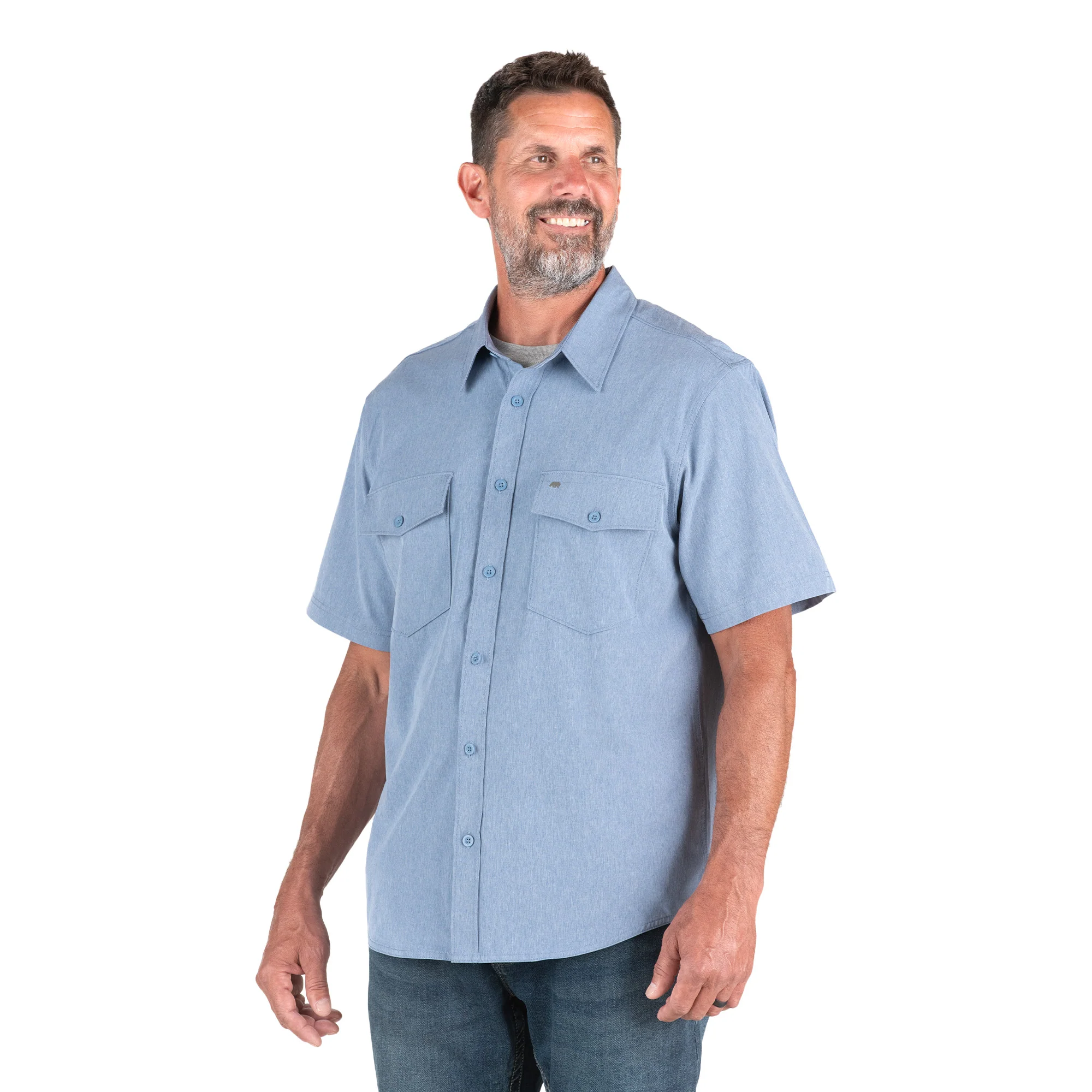 Flex UPF Button Down Short Sleeve Shirt - Image 8