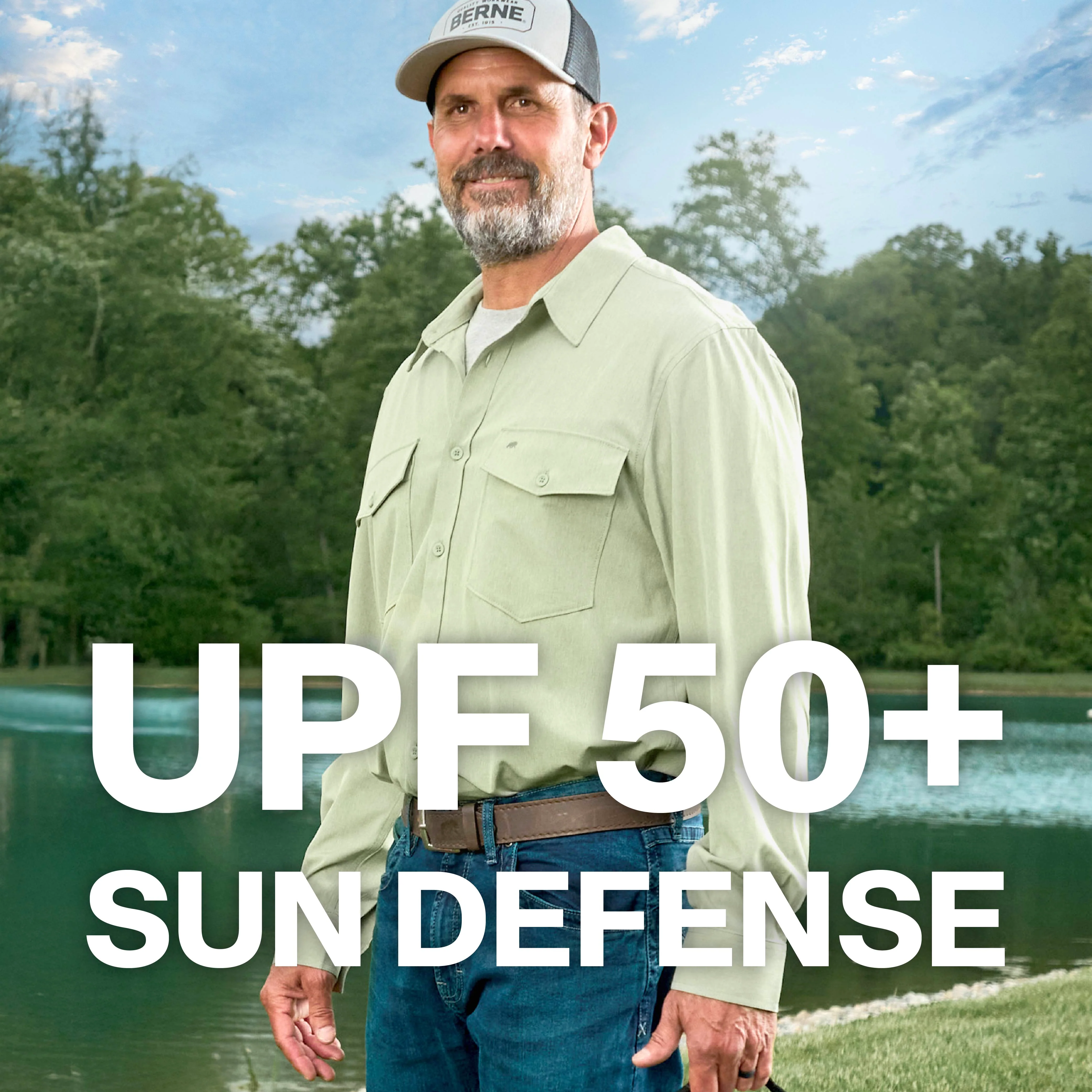 Flex180® UPF Button Down Long Sleeve Shirt - Image 3