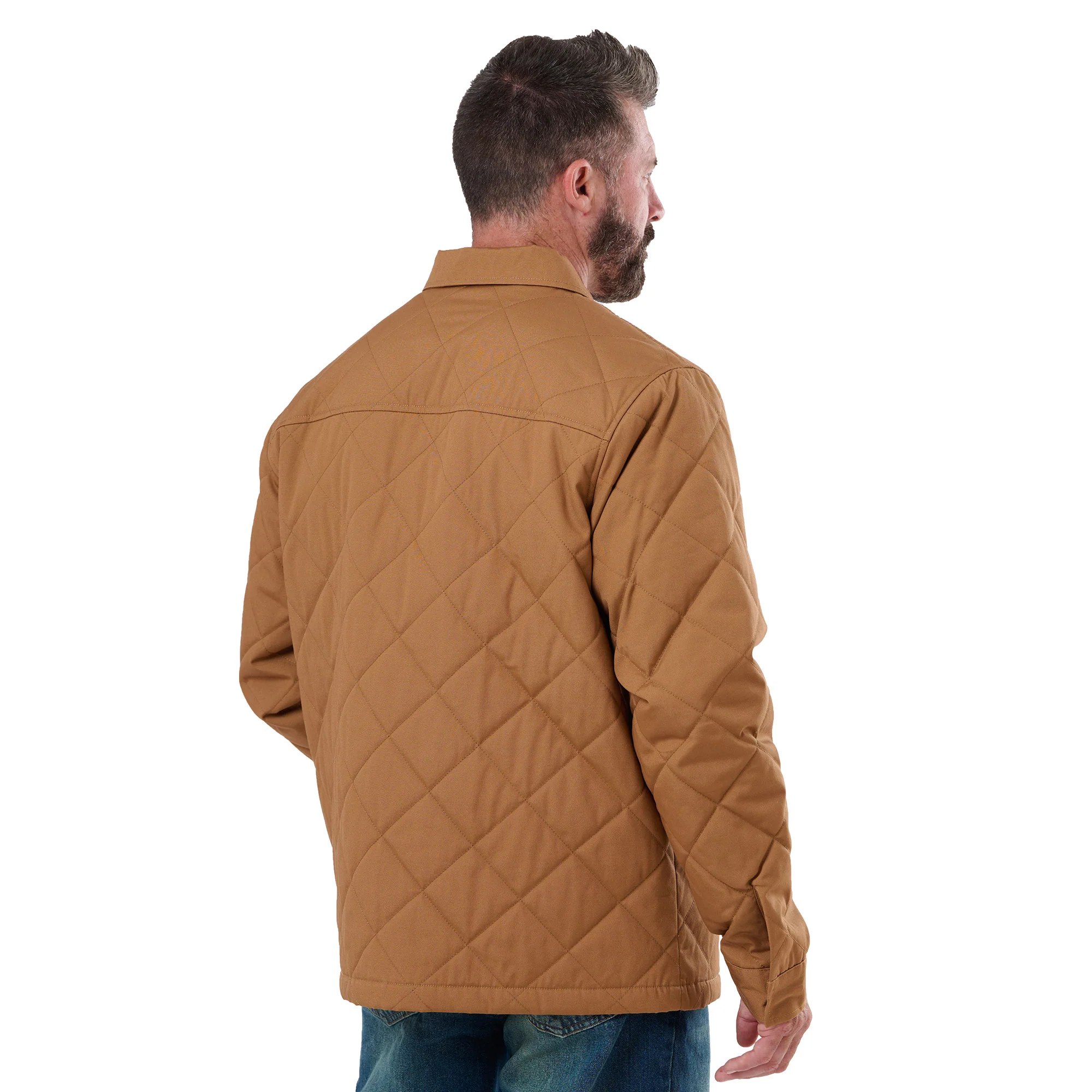 Quilted Water Repellent Shirt Jacket - Image 5