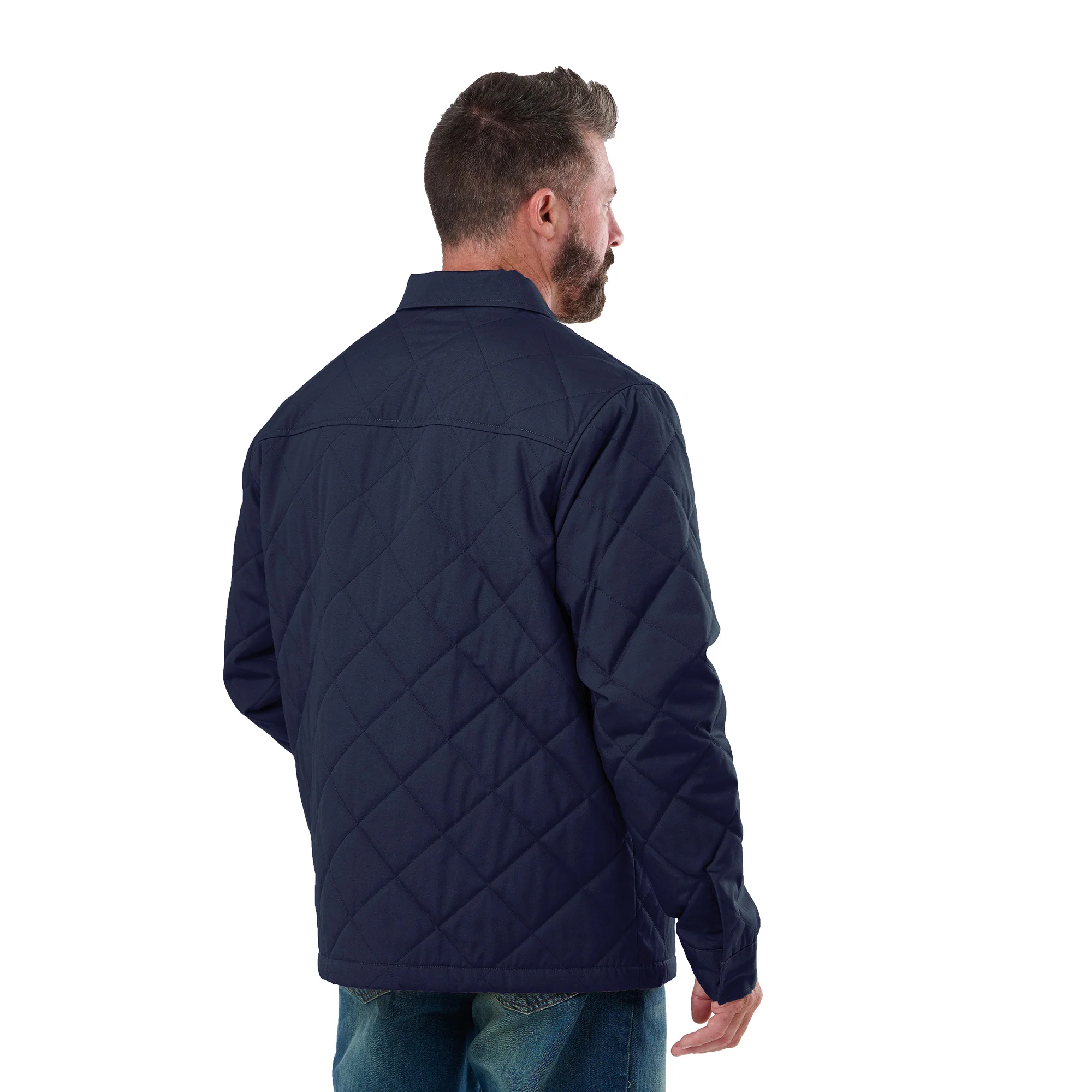 Quilted Water Repellent Shirt Jacket - Image 6