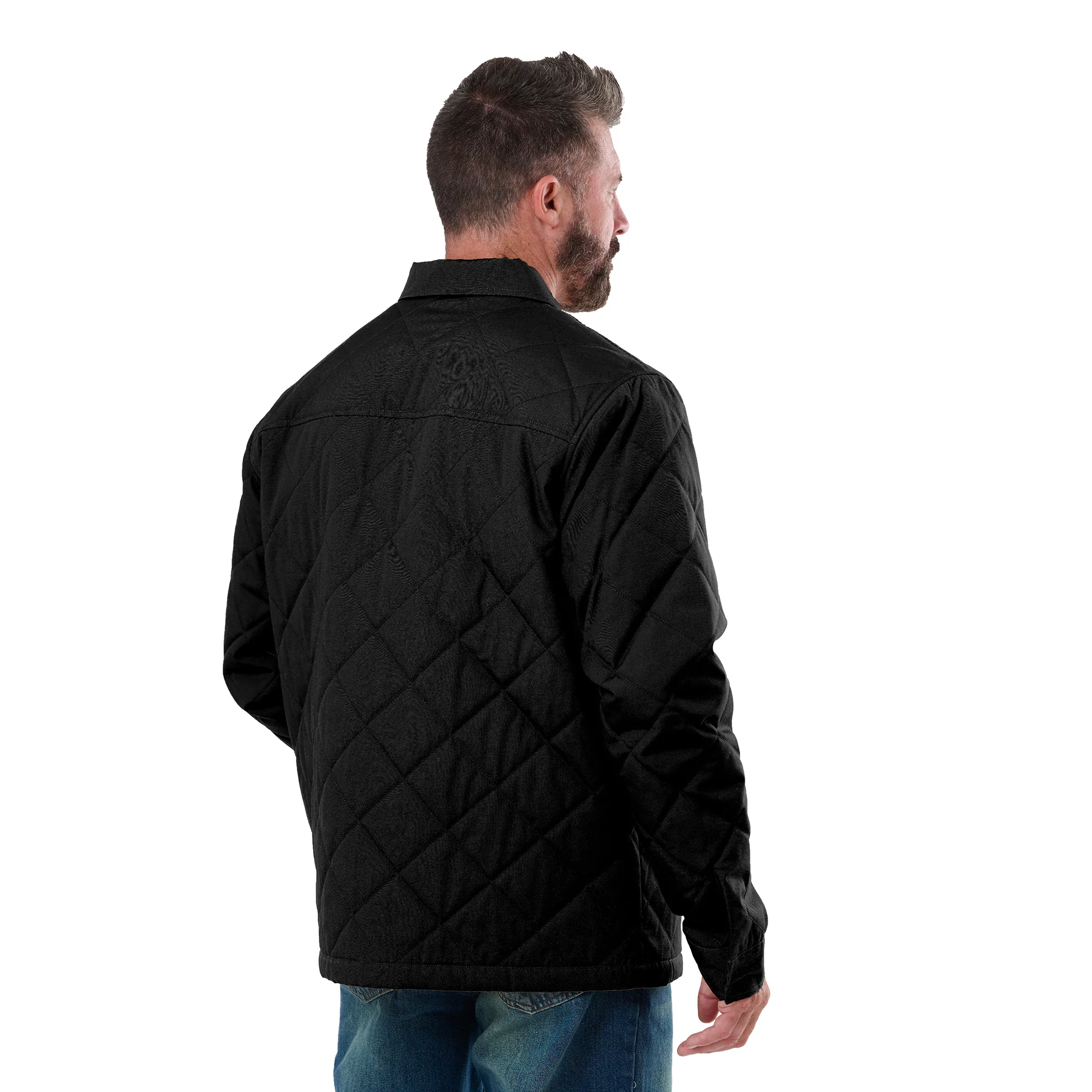 Quilted Water Repellent Shirt Jacket - Image 9