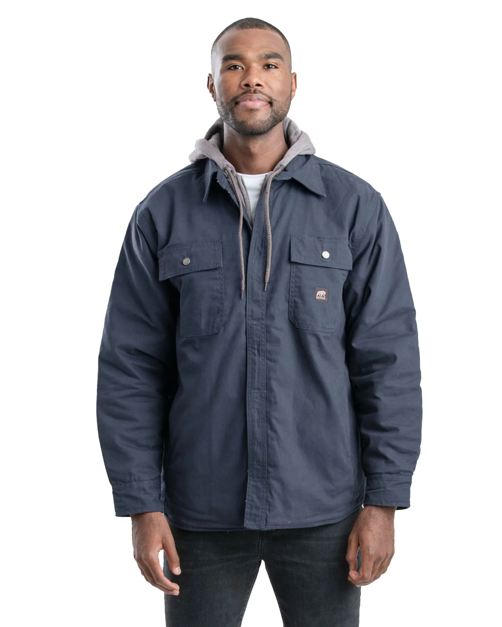 Heartland Duck Hooded Shirt Jacket - Image 3