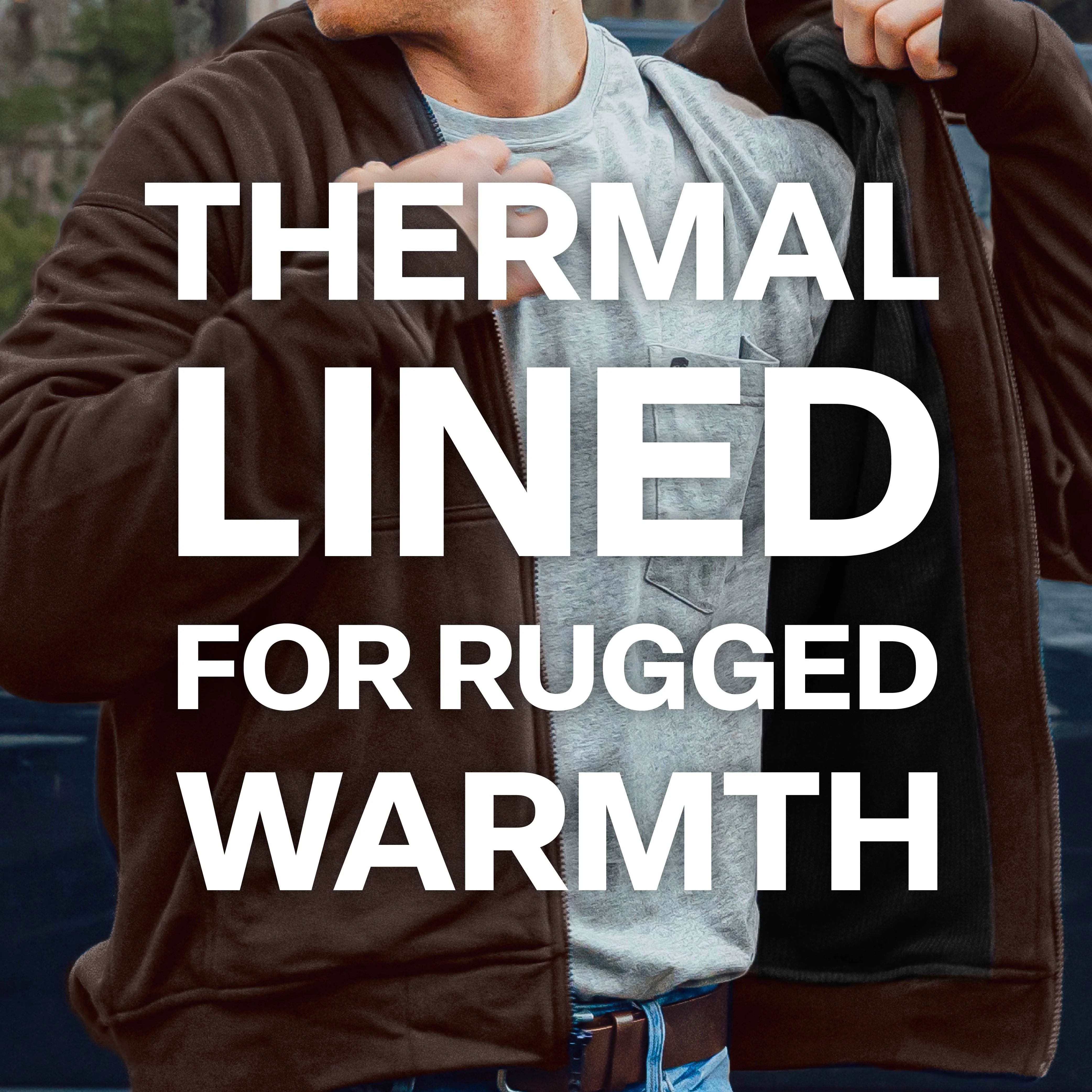 Heritage Thermal-Lined Full-Zip Hooded Sweatshirt - Image 11