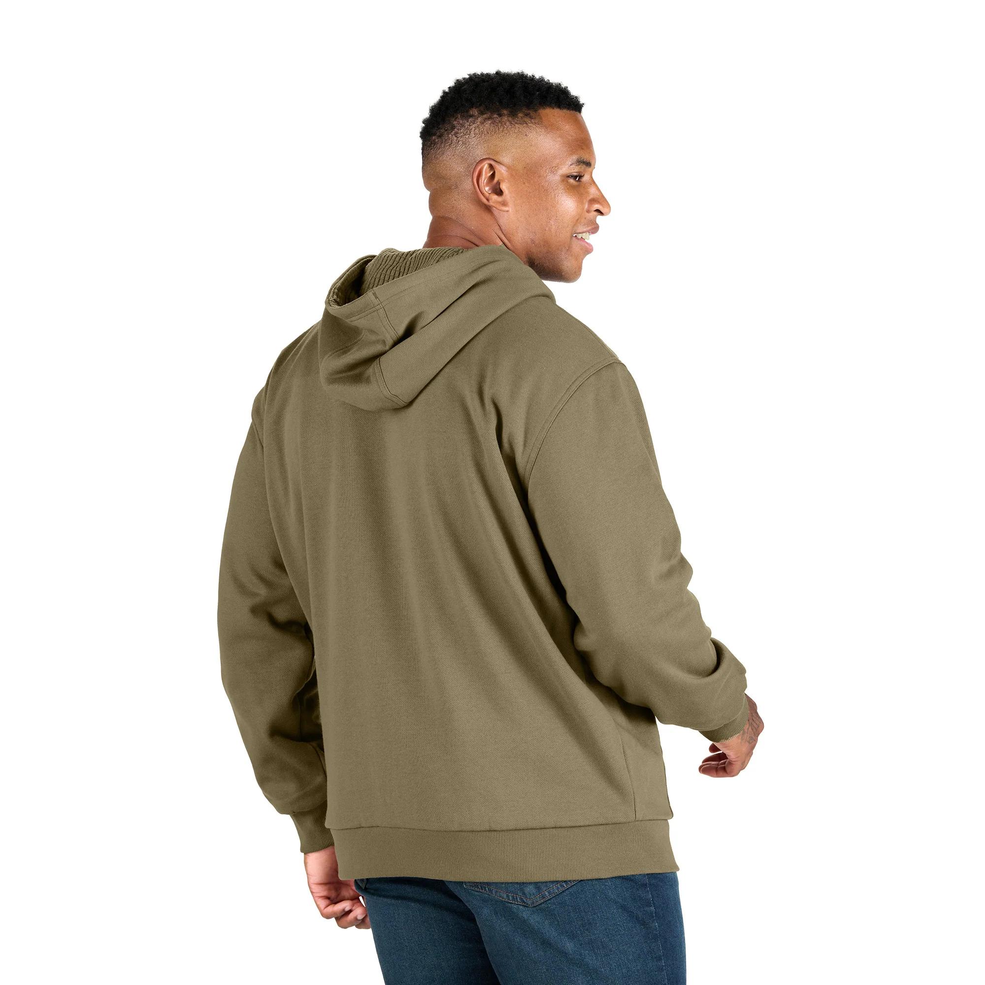 Heritage Grid Fleece-Lined Full-Zip Hooded Sweatshirt - Image 18