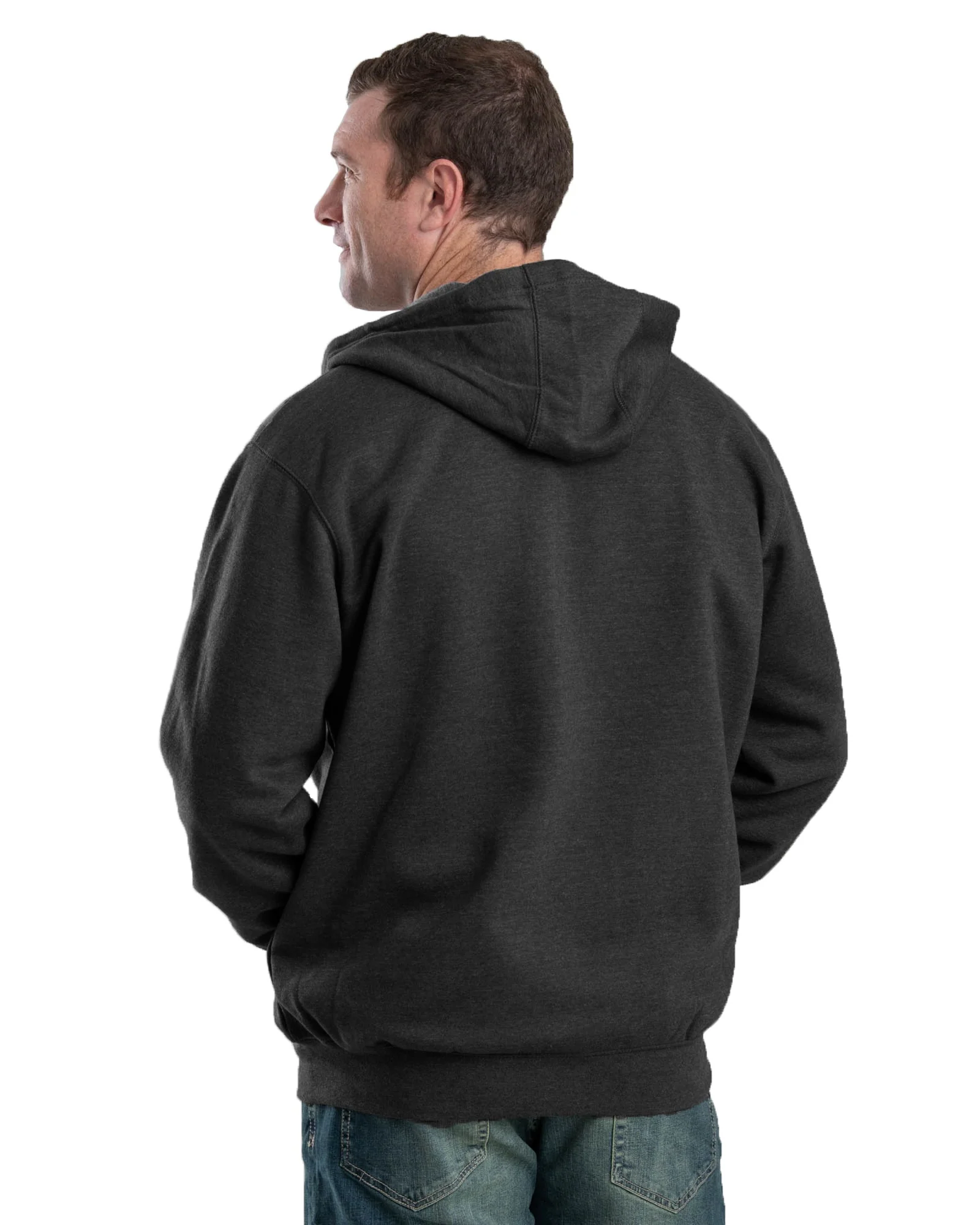 Men's Full-Zip Hooded Sweatshirt - Image 2