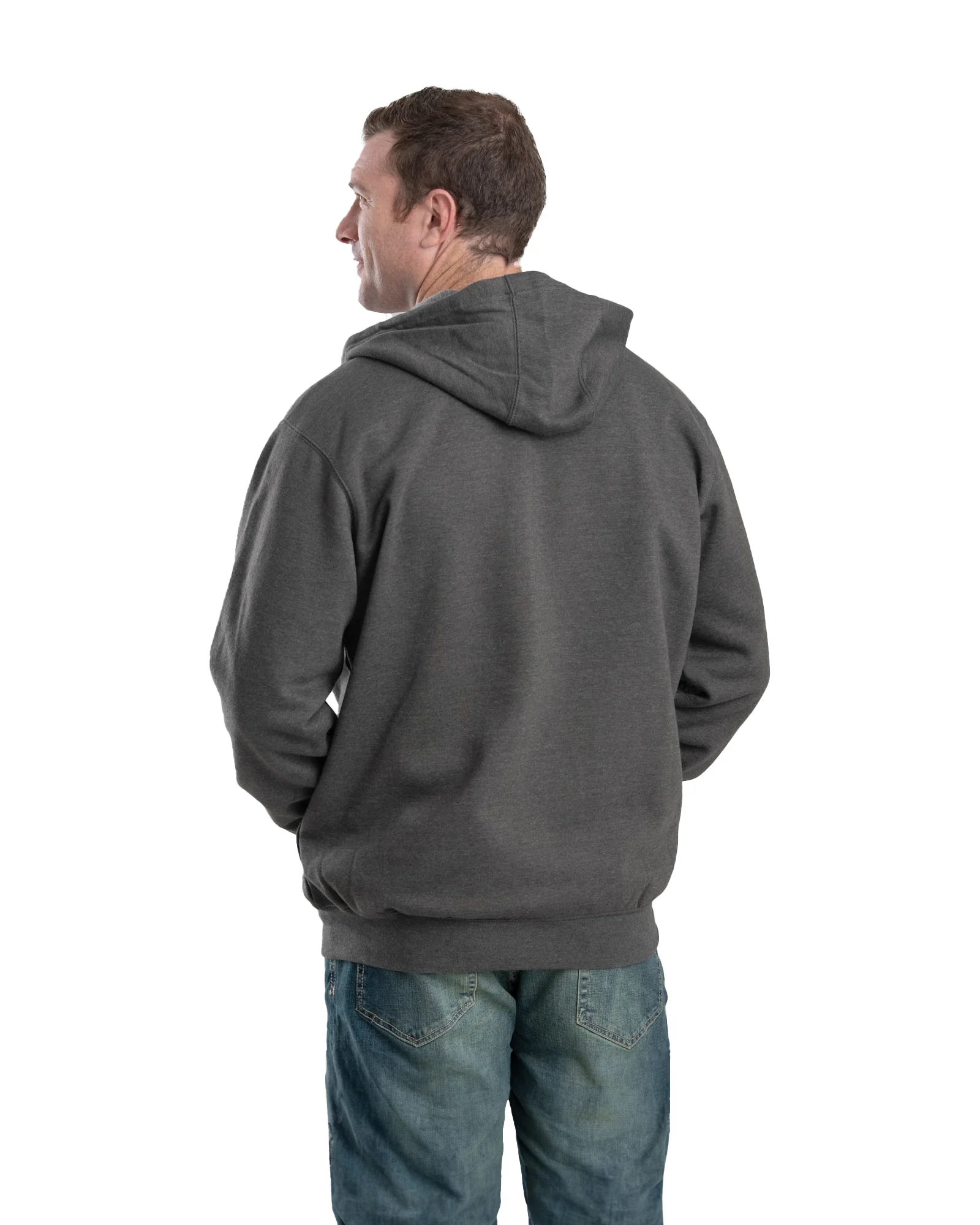 Men's Full-Zip Hooded Sweatshirt - Image 4