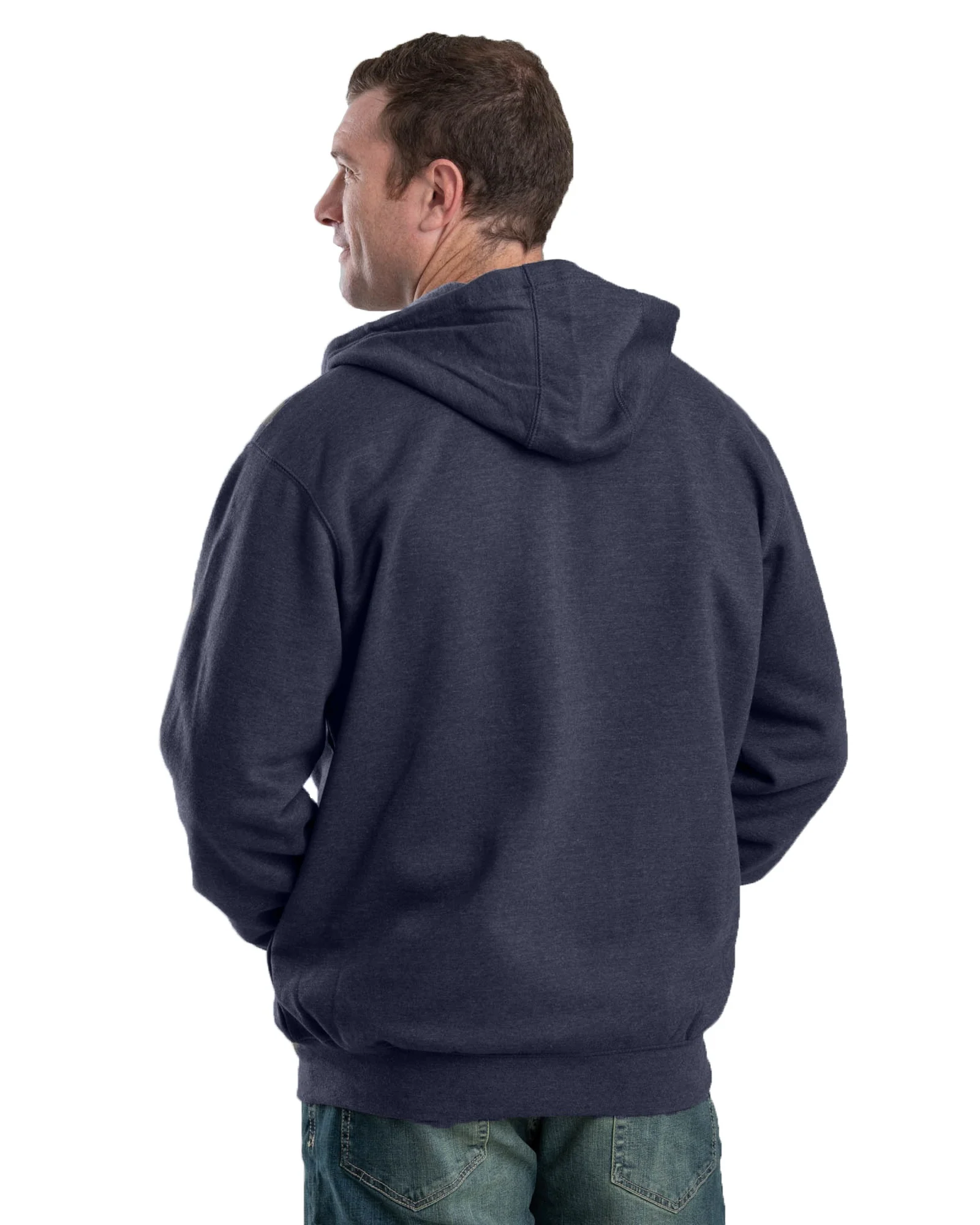 Men's Full-Zip Hooded Sweatshirt - Image 6