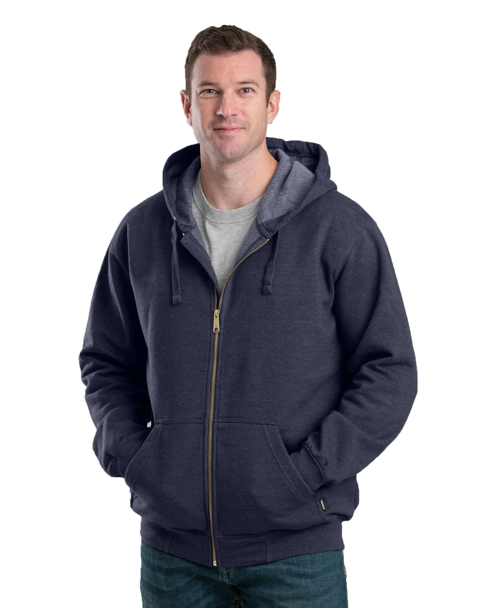 Men's Full-Zip Hooded Sweatshirt - Image 8
