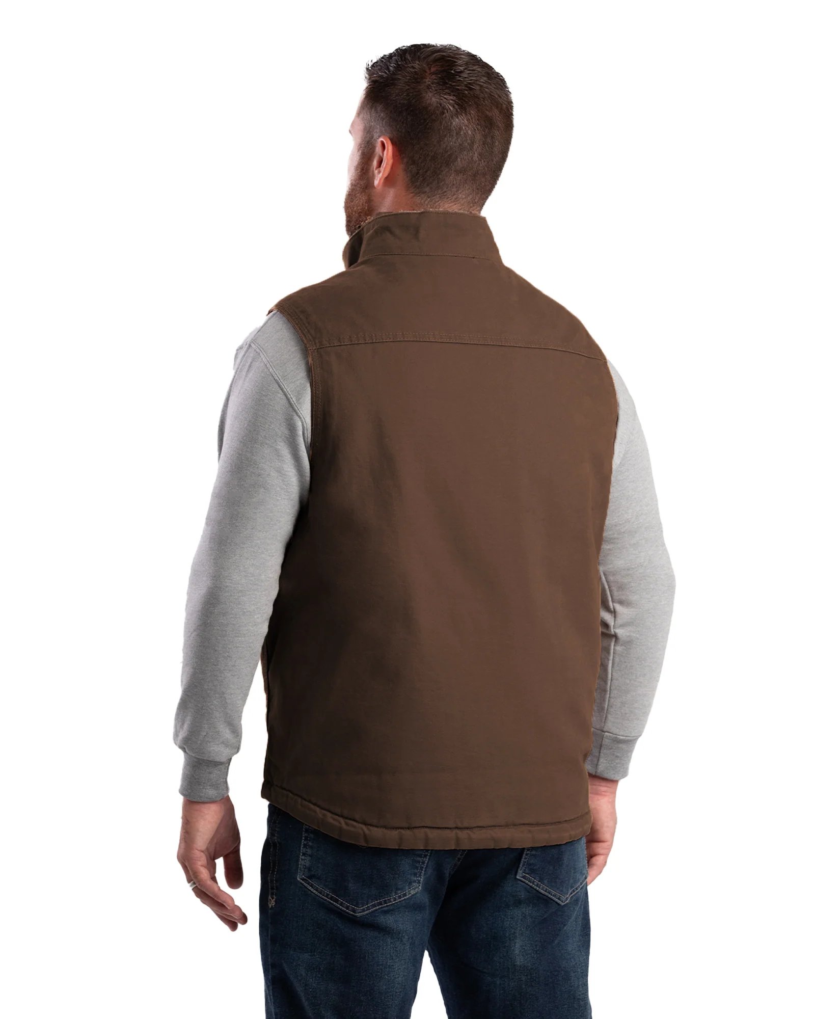 Heartland Sherpa-Lined Washed Duck Vest - Image 10