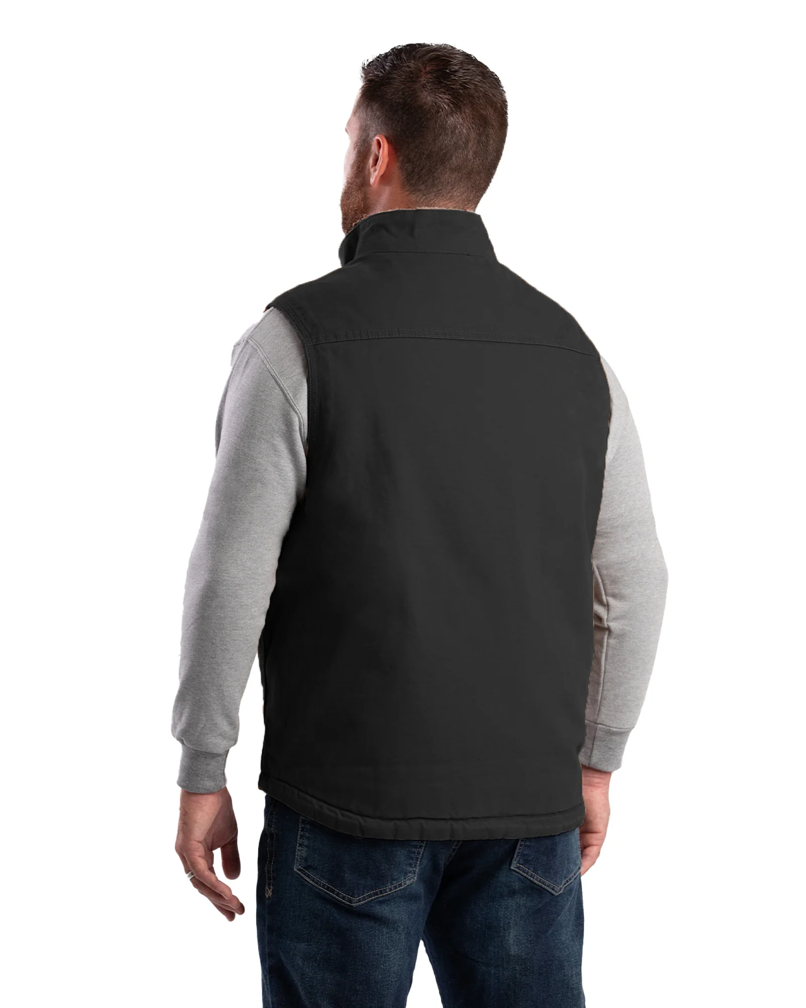 Heartland Sherpa-Lined Washed Duck Vest - Image 14