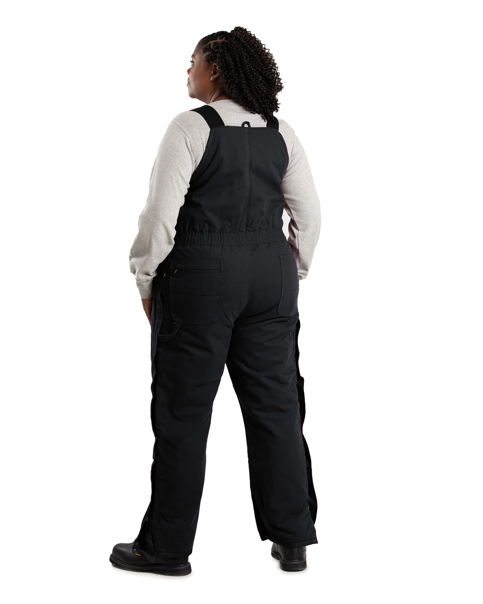 Women's Softstone Duck Insulated Bib Overall - Image 16