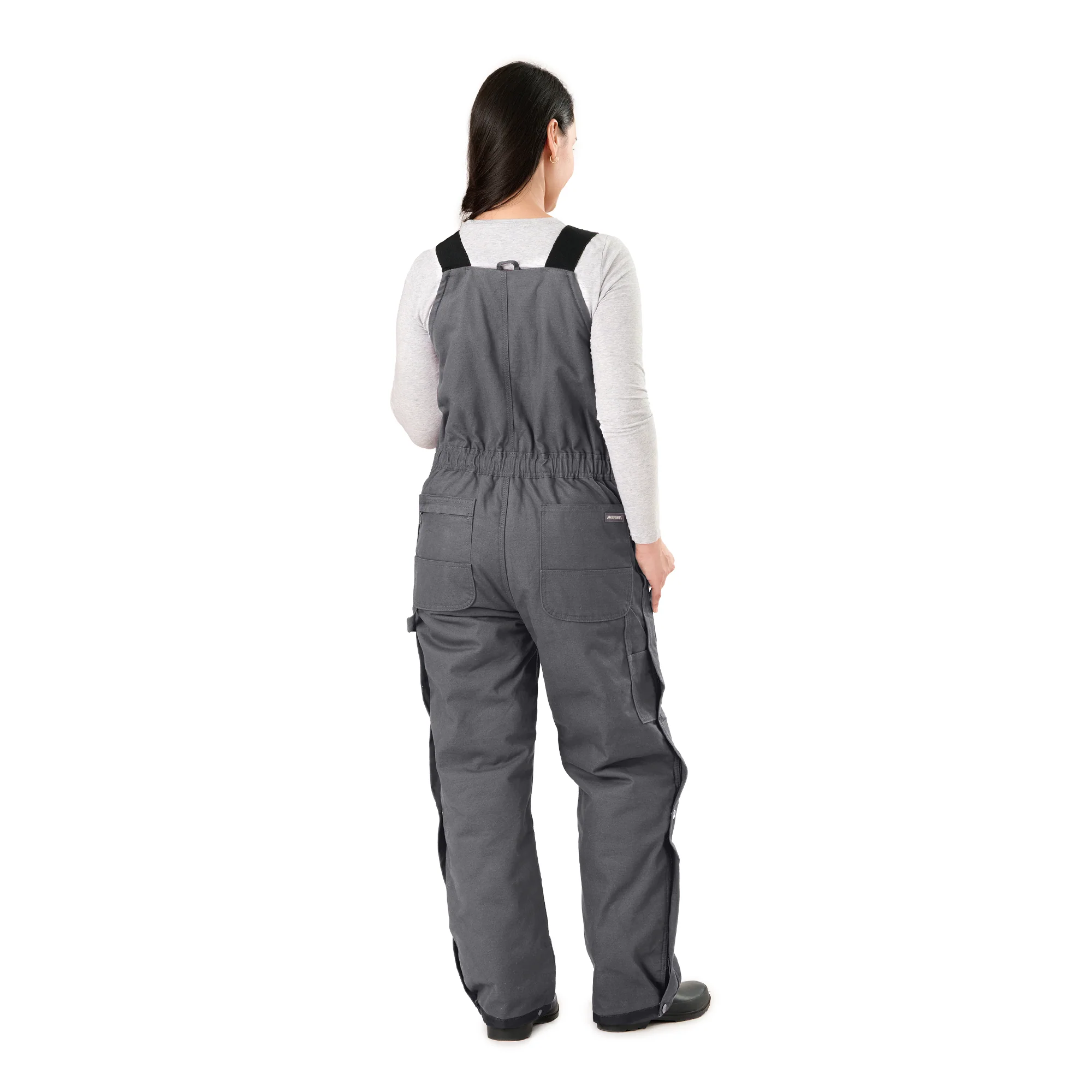 Women's Softstone Duck Insulated Bib Overall - Image 18