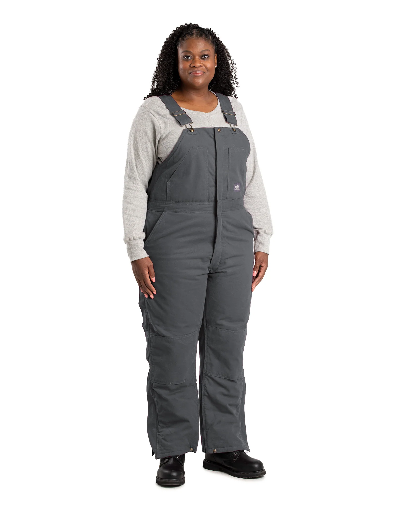Women's Softstone Duck Insulated Bib Overall - Image 20