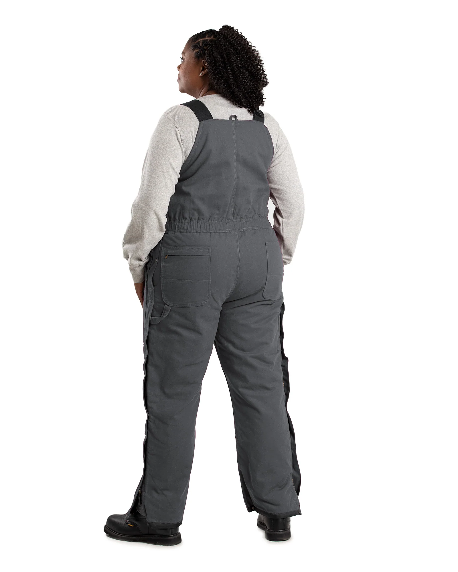 Women's Softstone Duck Insulated Bib Overall - Image 21