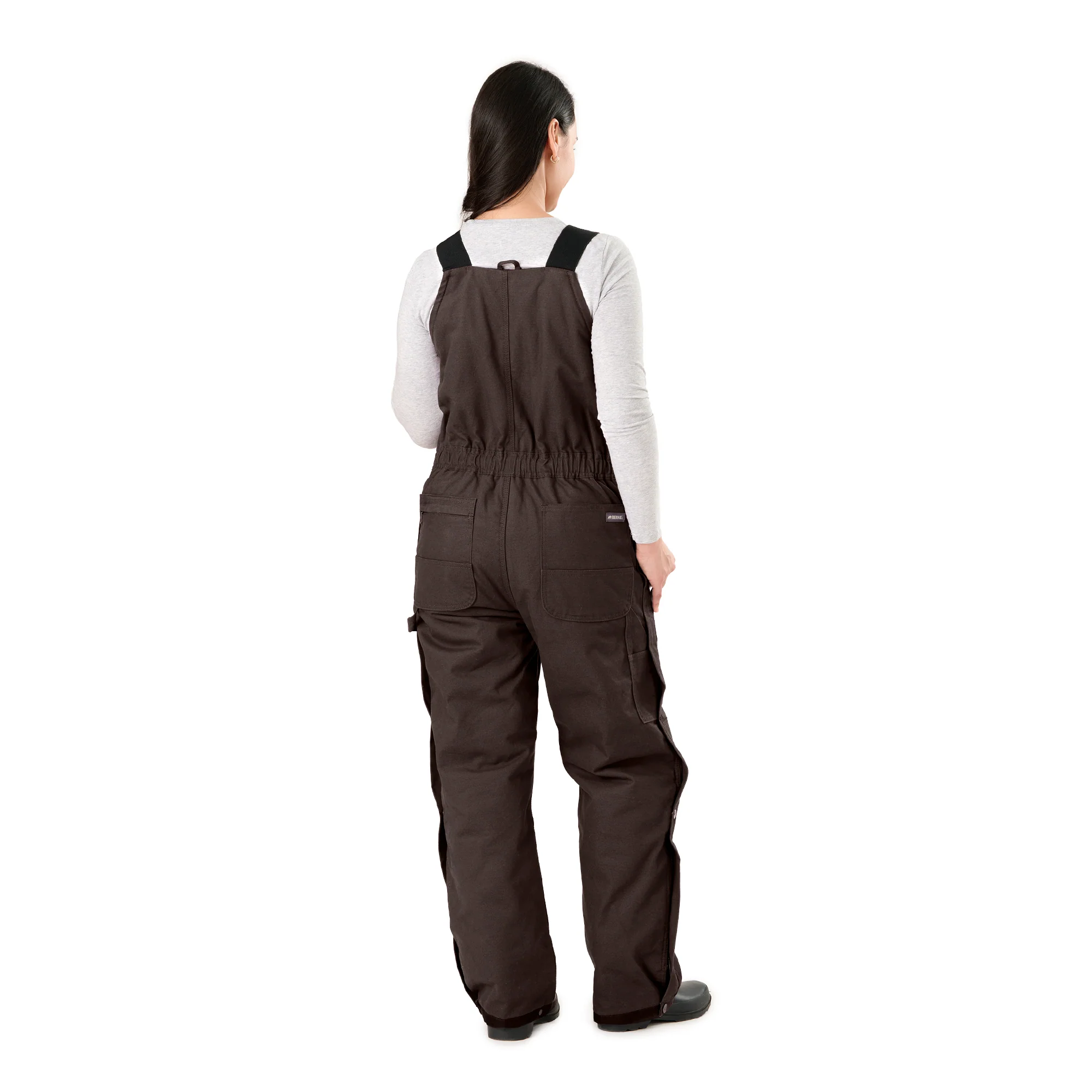 Women's Softstone Duck Insulated Bib Overall - Image 23