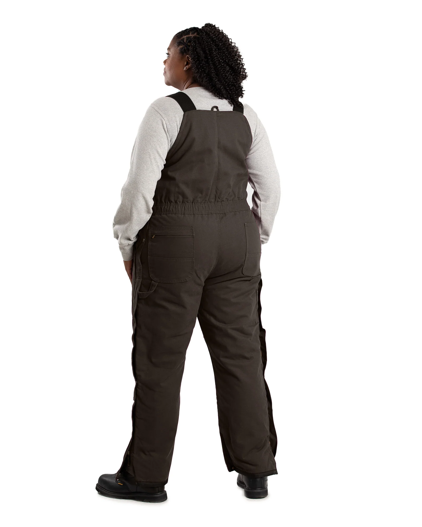 Women's Softstone Duck Insulated Bib Overall - Image 25