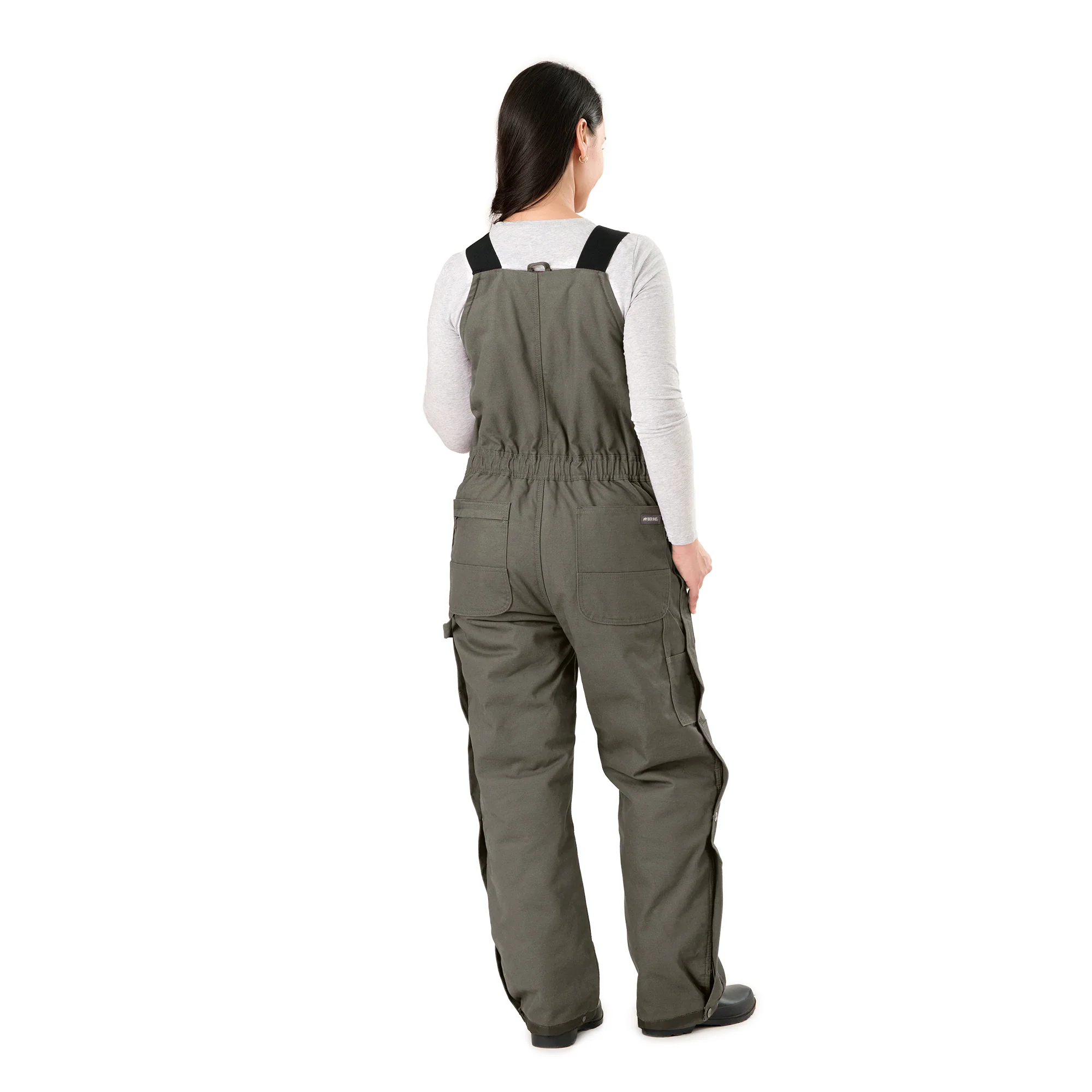 Women's Softstone Duck Insulated Bib Overall - Image 27