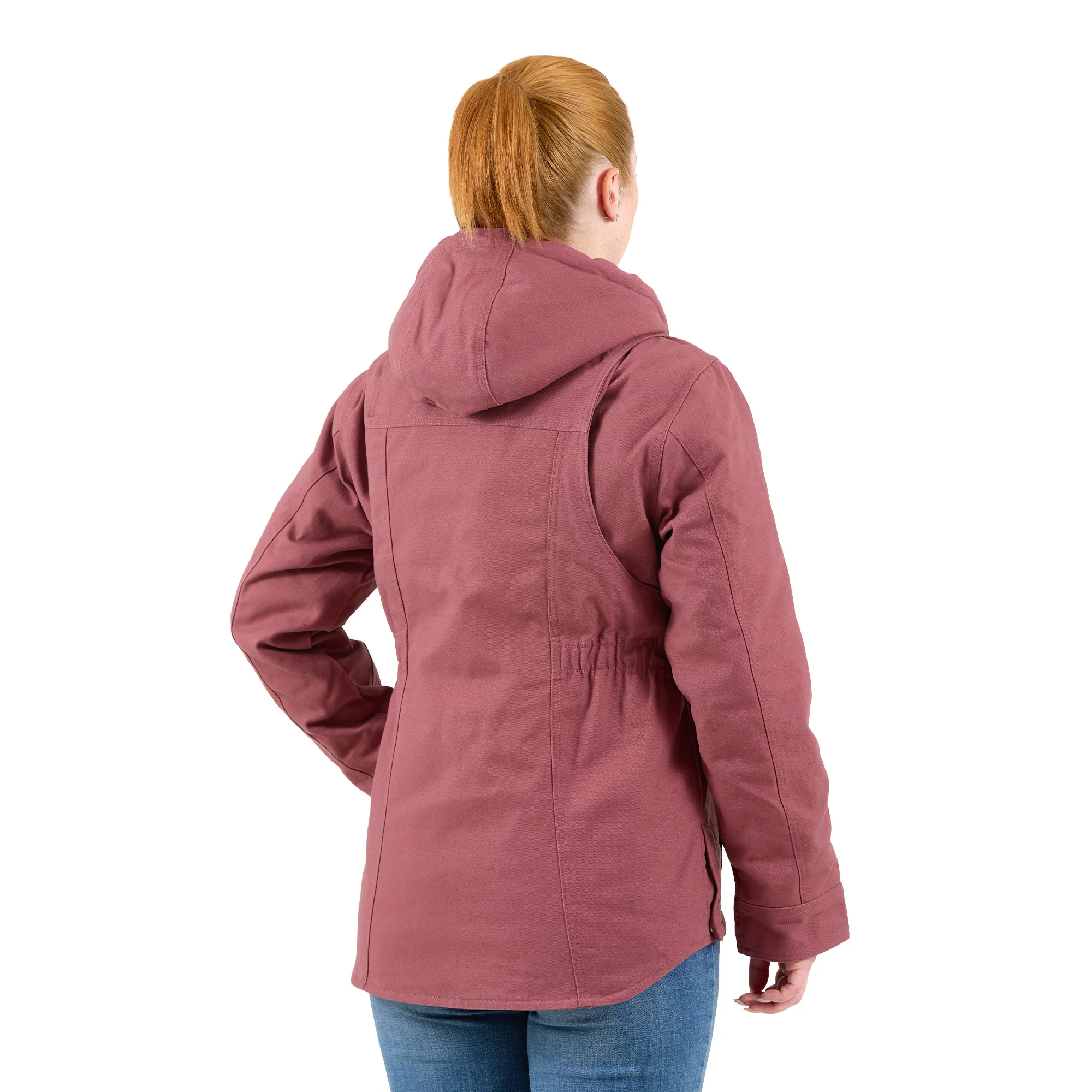 Women's Softstone Duck Hooded Ranch Coat - Image 9