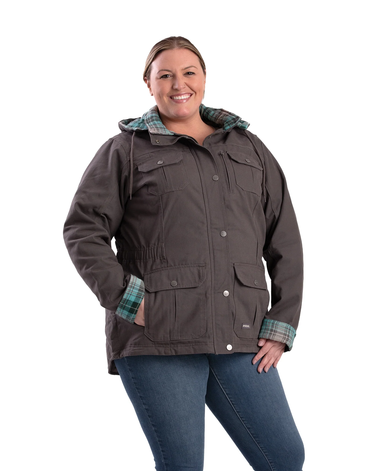 Women's Softstone Duck Barn Coat - Image 3