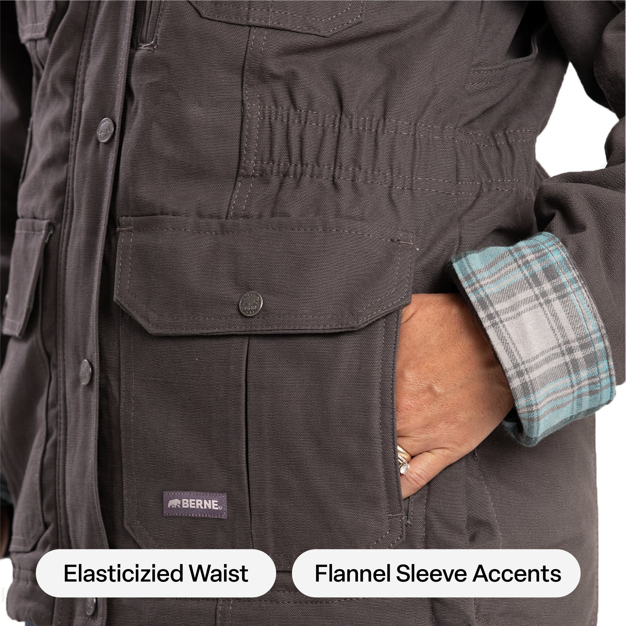 Women's Softstone Duck Barn Coat - Image 9