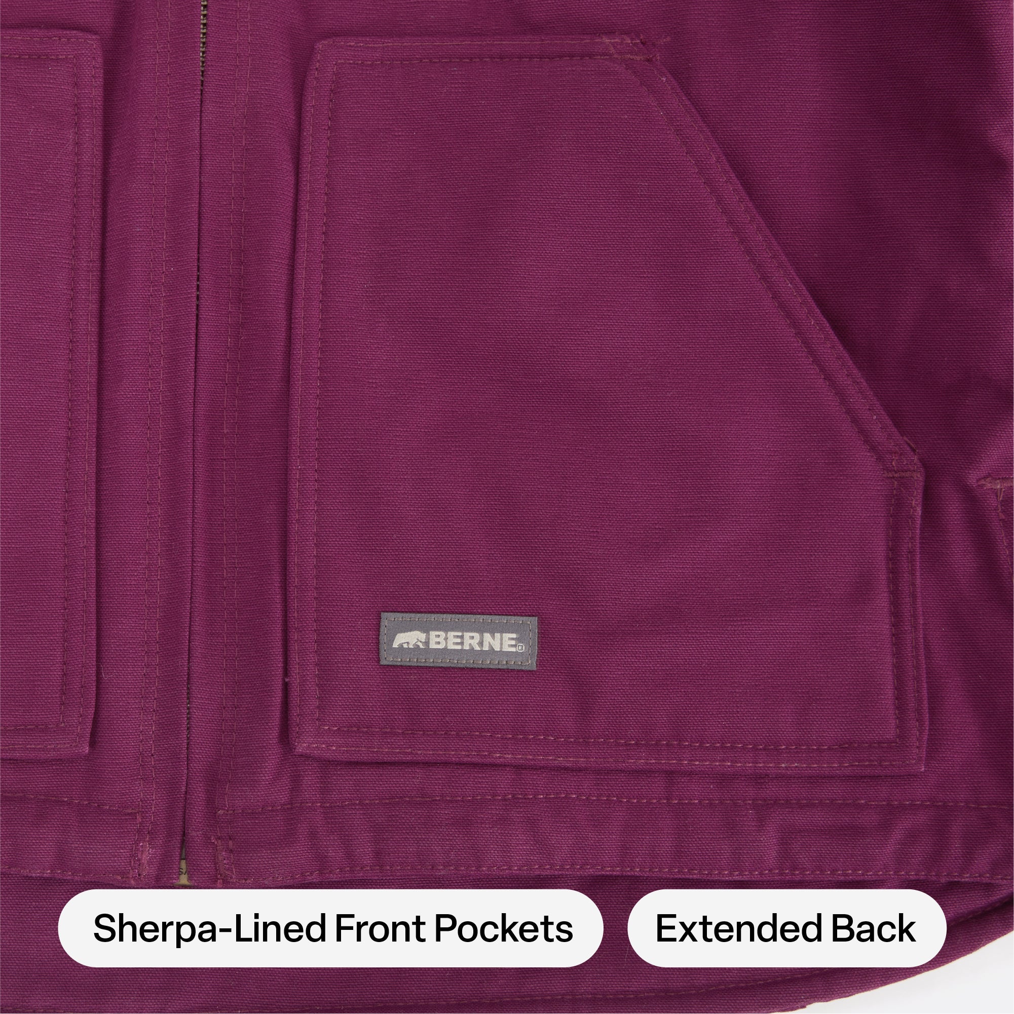 Women's Sherpa-Lined Duck Hooded Jacket - Image 10