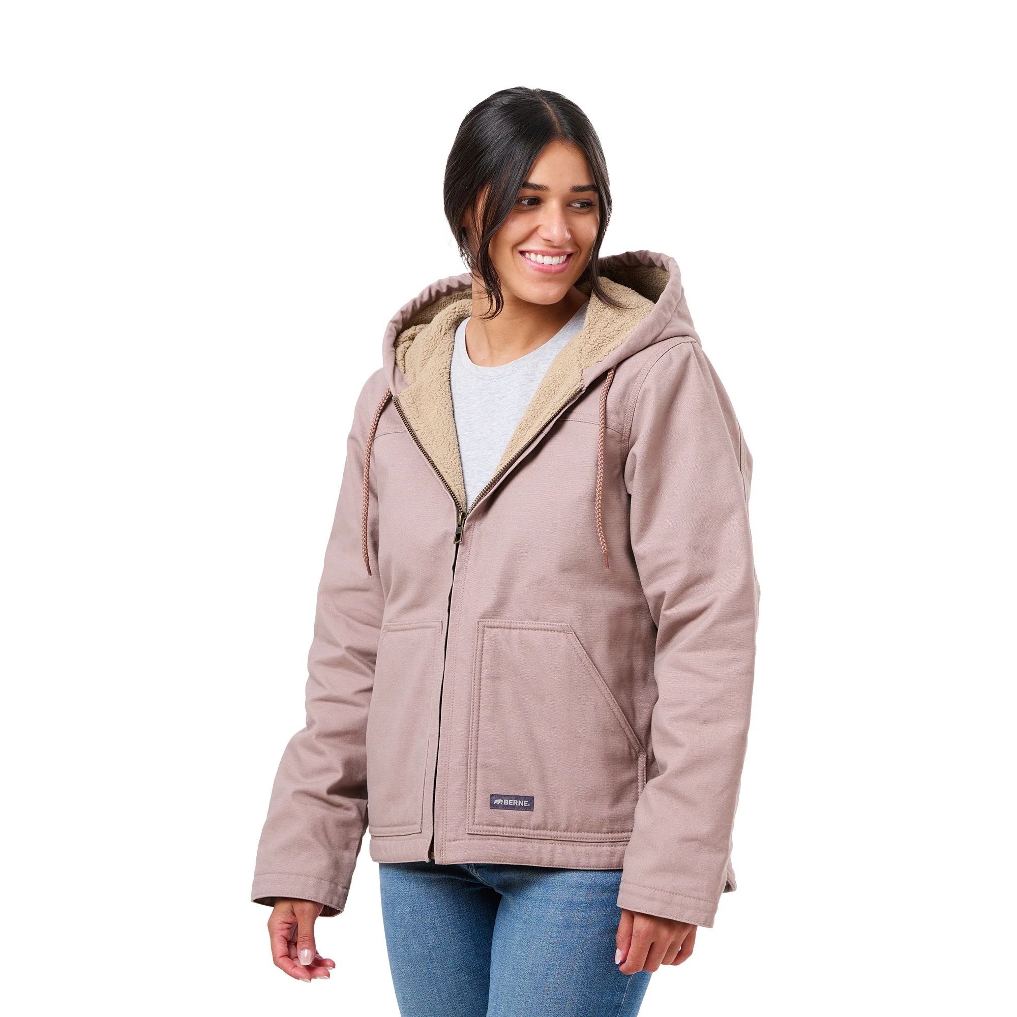 Women's Sherpa-Lined Duck Hooded Jacket - Image 17